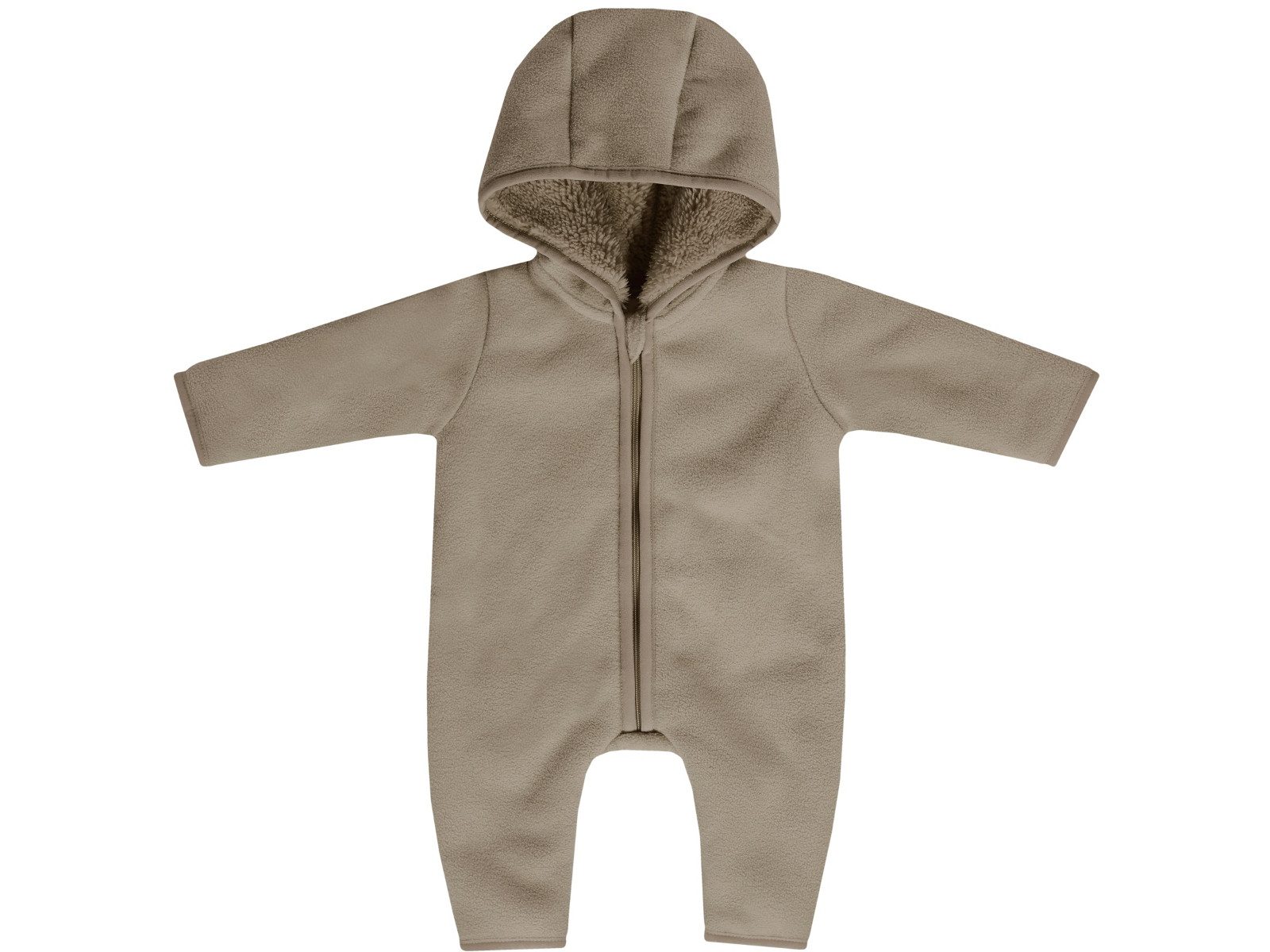 JACKY Jumpsuit Baby Jumpsuit BE BRAVE UNISEX in hell braun