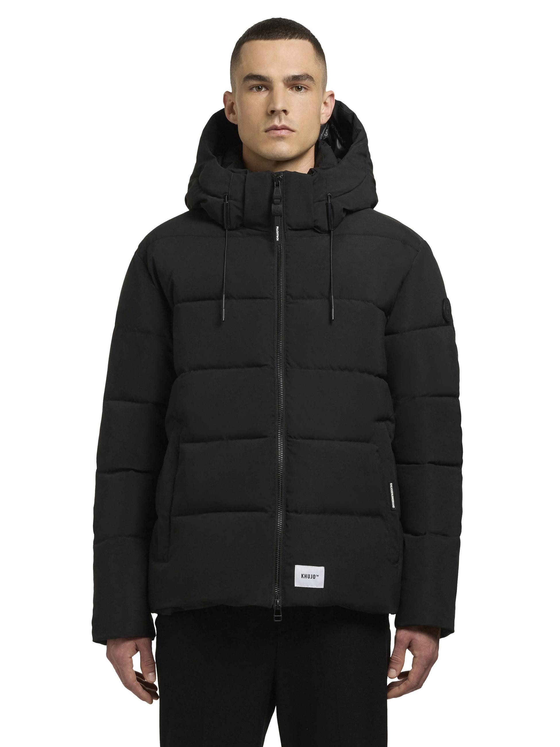 khujo Winterjacke Loga2-YM Steppjacke mit abnehmbarer Kapuze und Rucksacktr günstig online kaufen