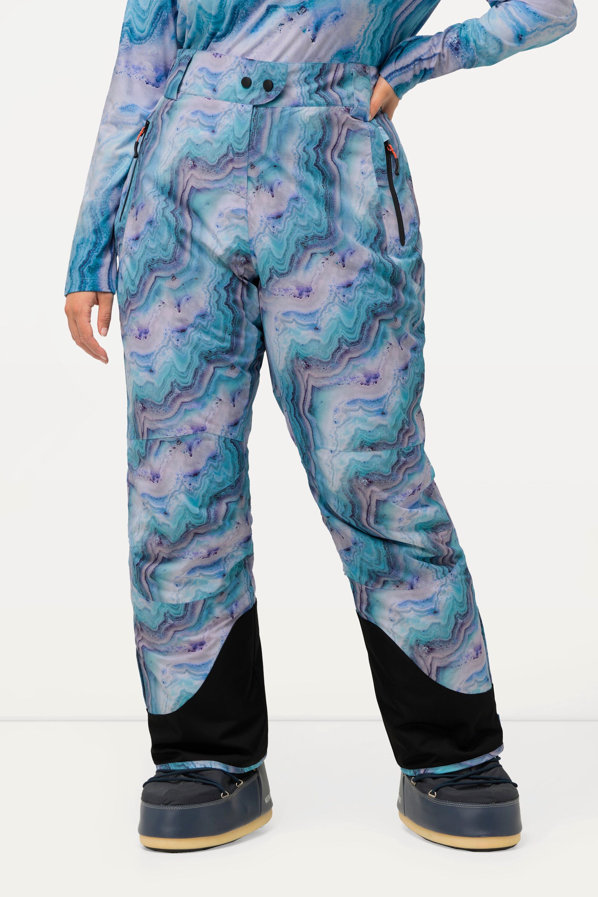 Ulla Popken Funktionshose Funktionshose Skihose wasserdicht Formknie