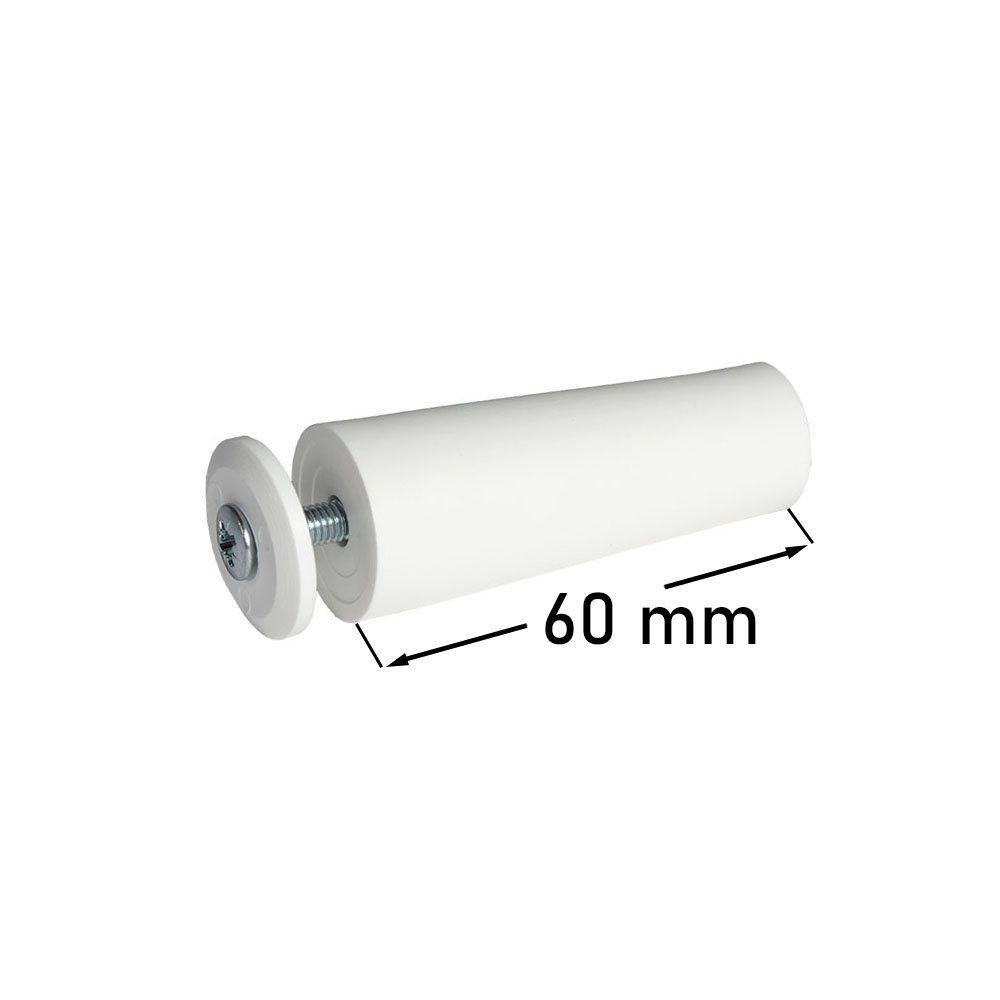 60 GmbH Rollladen Rolladenstopper Farben mm, Weiß Inovatec für Fenster x 8 Anschlagpuffer 4 Anschlagstopper