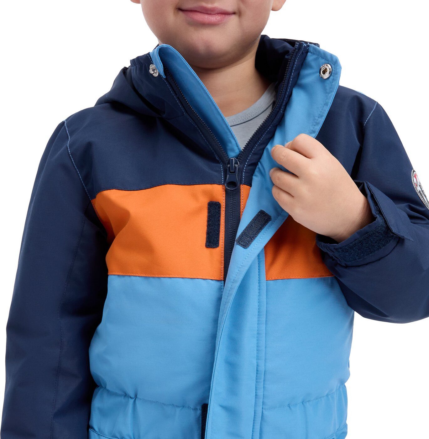 McKINLEY Schneeoverall KK.-Overall Corey II kds MÉLANGE/BLACK