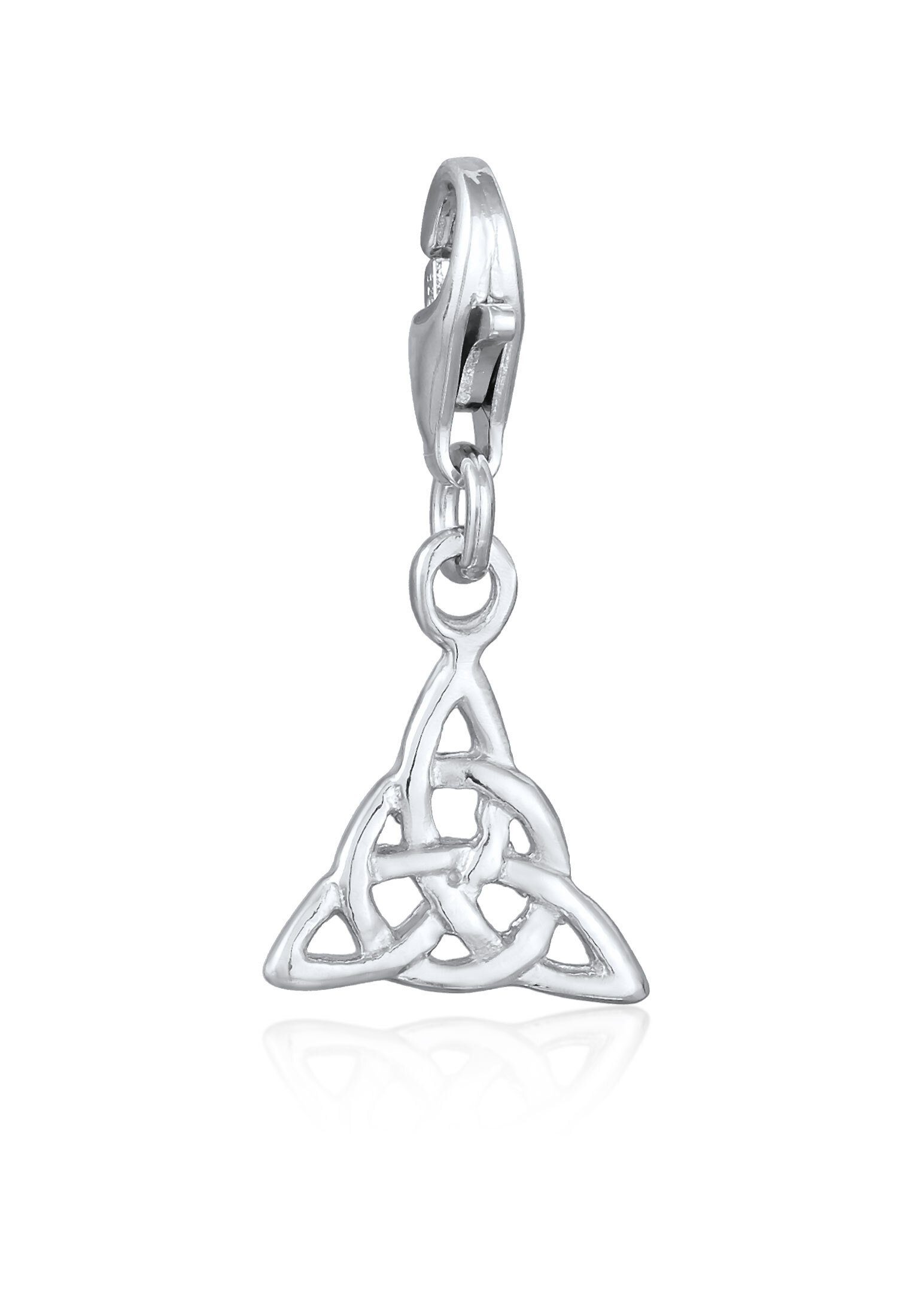 Nenalina Charm-Einhänger Anhänger Keltischer Knoten Dreieck 925 Silber