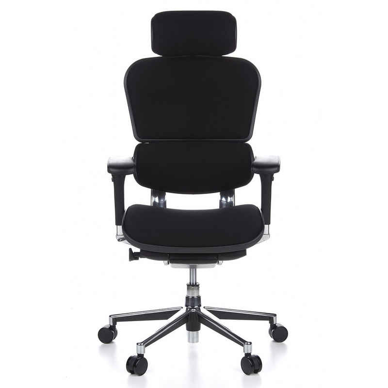 hjh OFFICE Drehstuhl »Luxus Chefsessel ERGOHUMAN Stoff« (1 St), ergonomisch