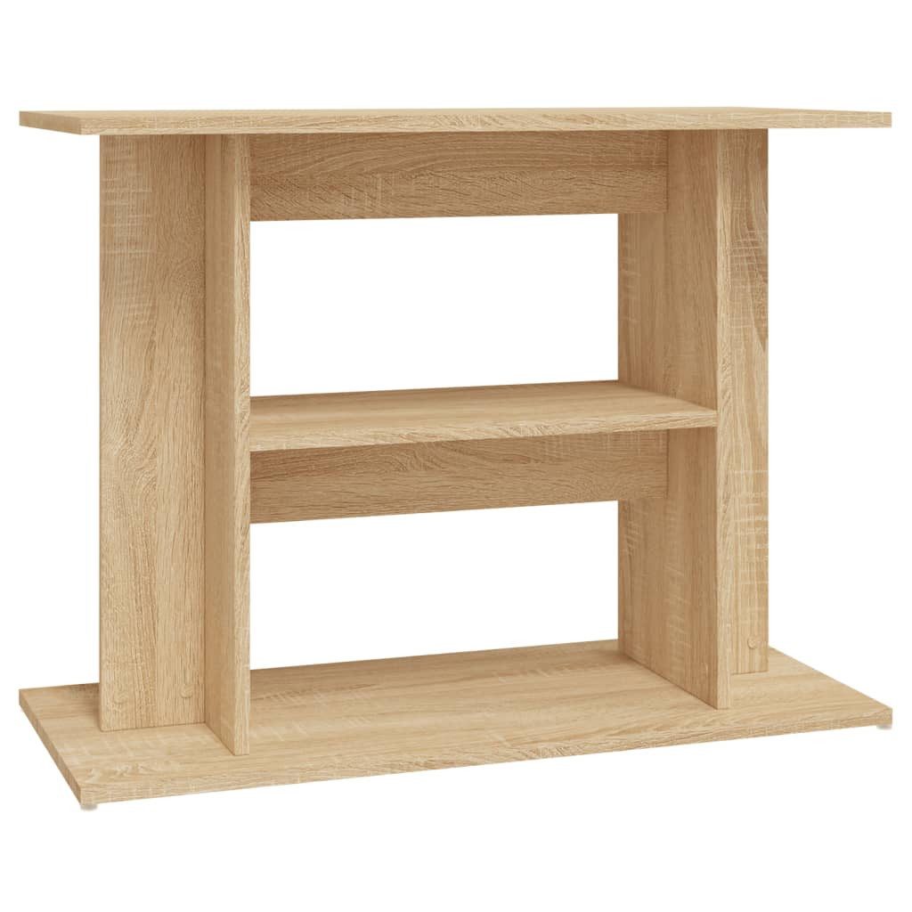 vidaXL Aquariumunterschrank Aquariumständer Sonoma-Eiche 80x35x60 cm Holzwerkstoff