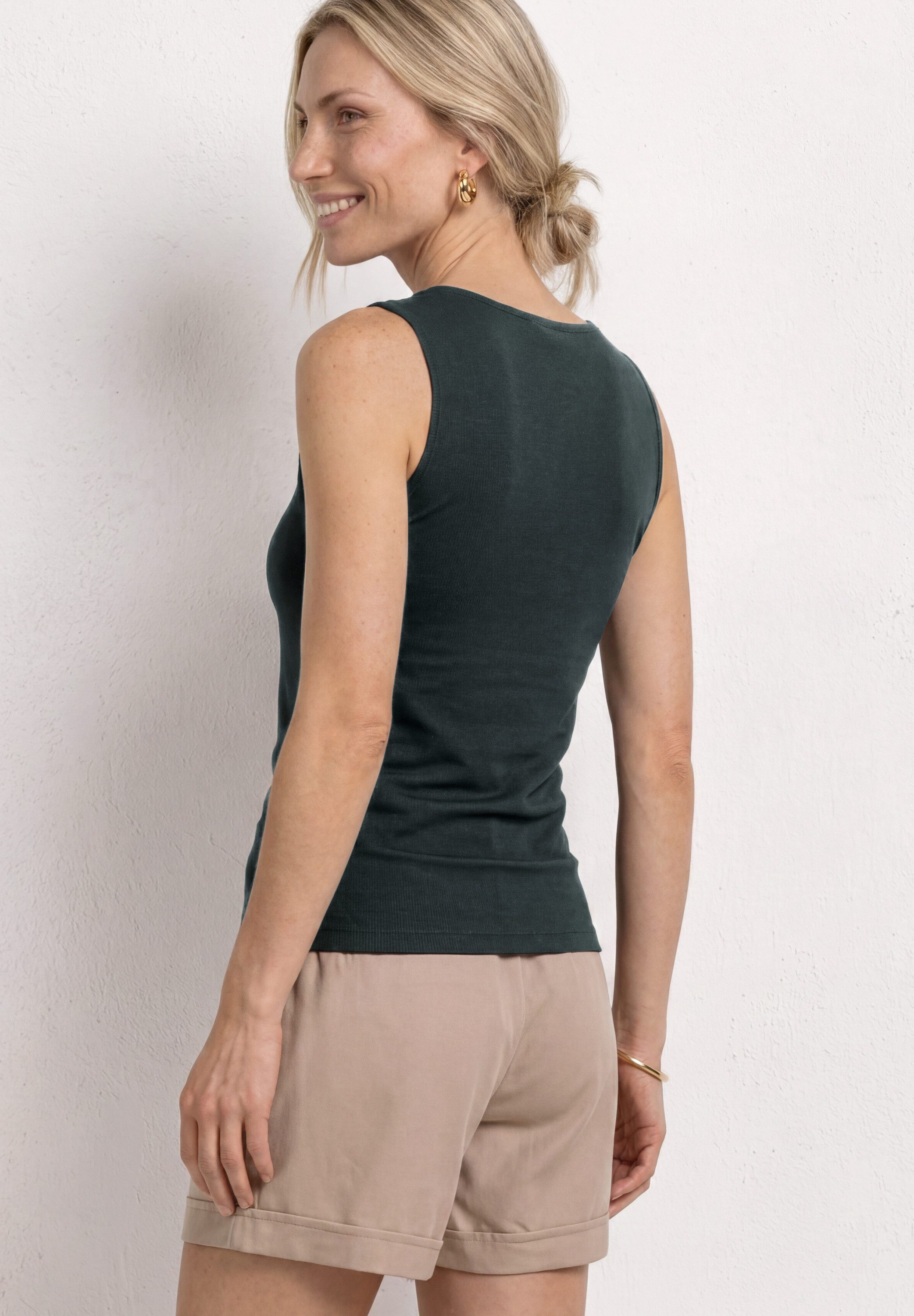 STREET ONE Tanktop aus Jersey in Unifarbe – Bild 2 von 5