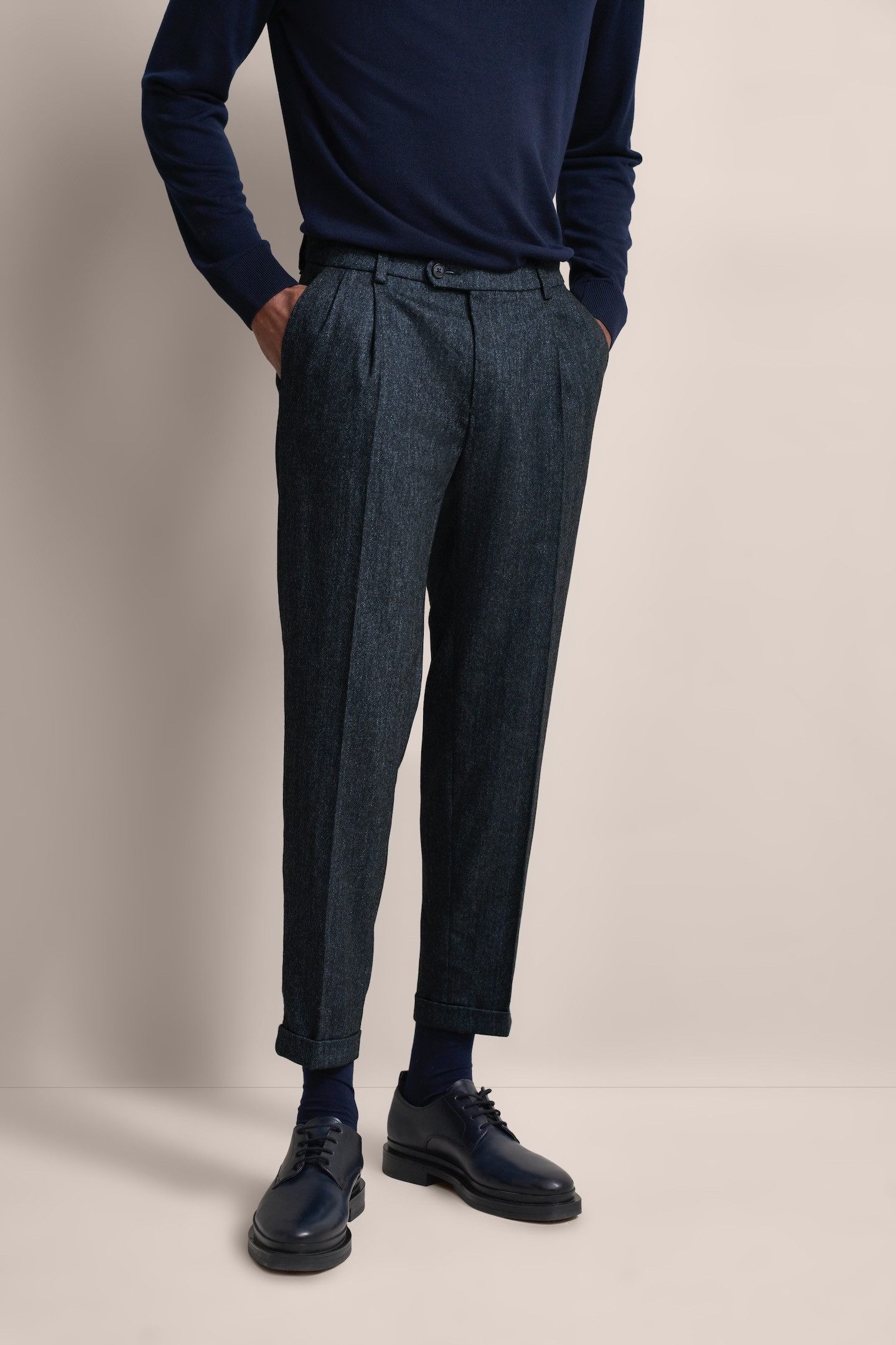 Bundfaltenhose