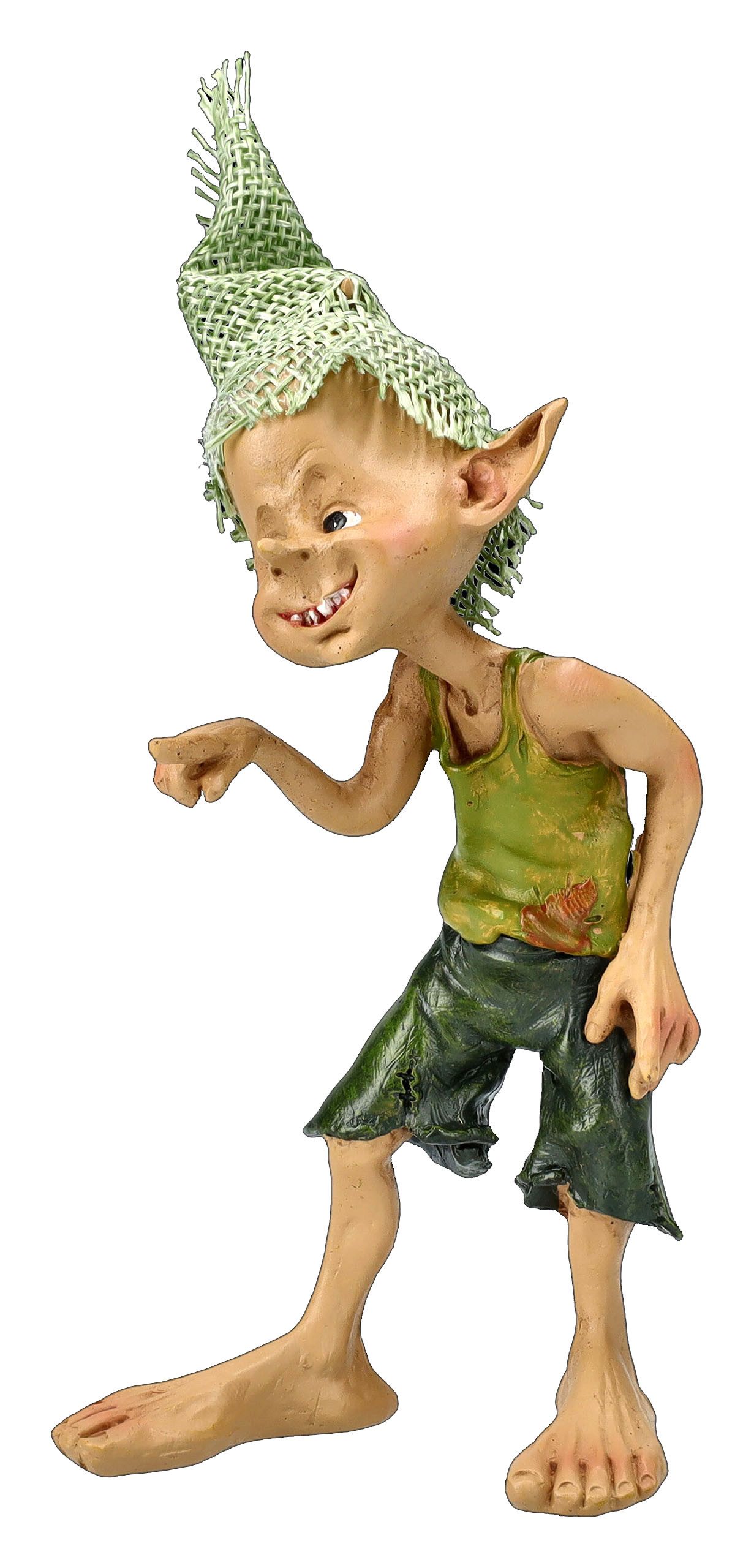 Figuren Shop GmbH Dekofigur Pixie Kobold Figur - Schau mal da - Dekoration günstig online kaufen