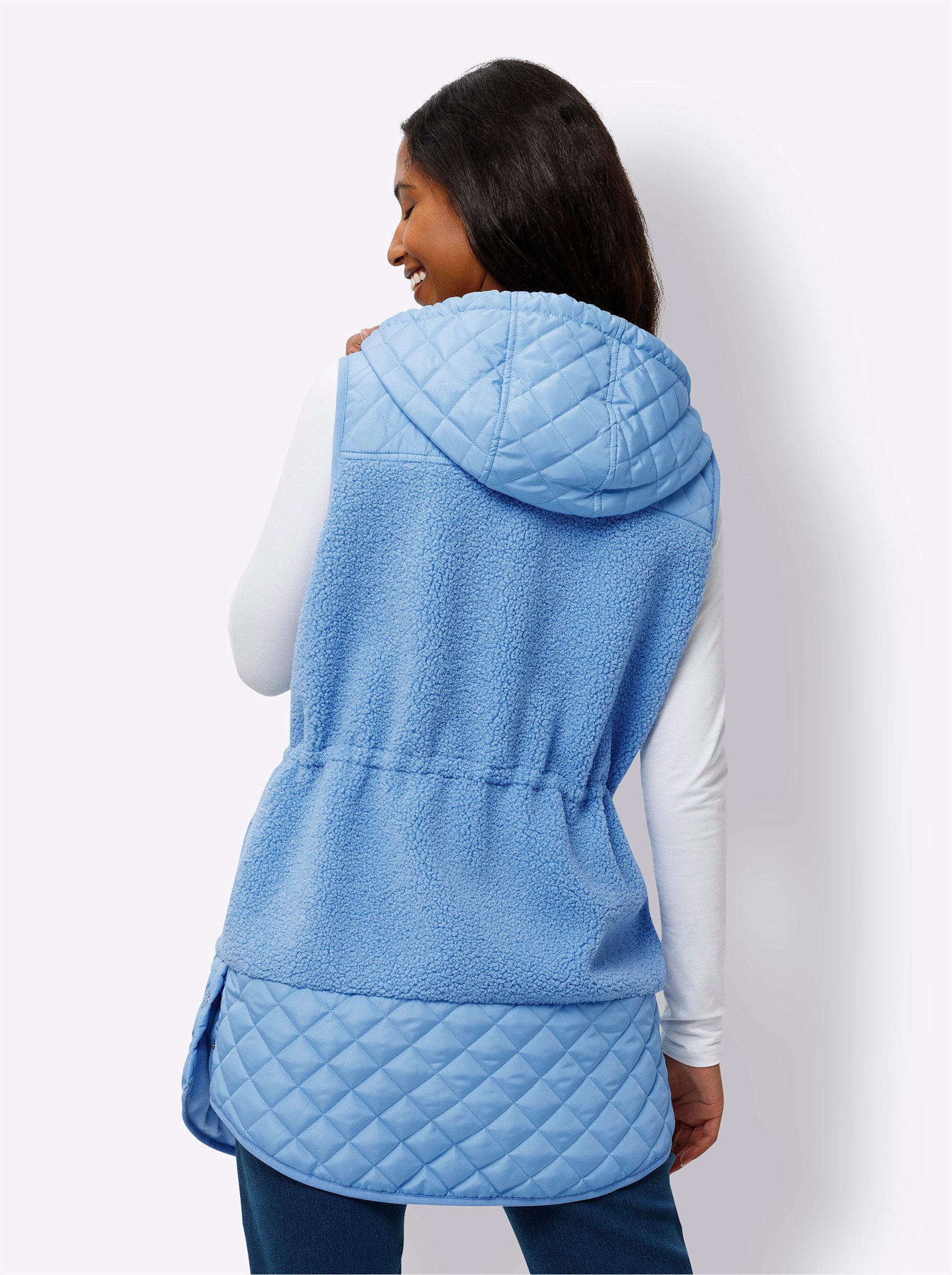 heine Fleeceweste Fleece-Weste Länge ca. 82 cm günstig online kaufen