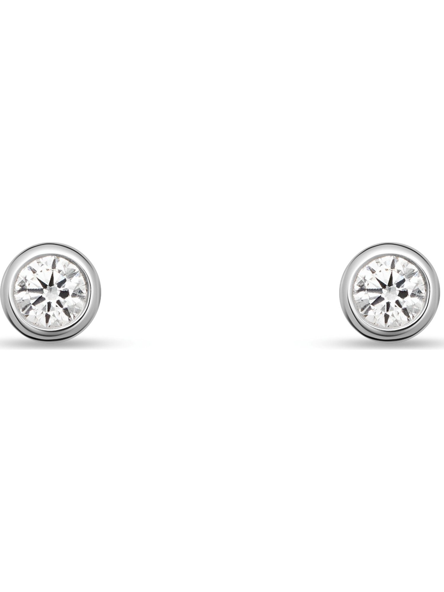 CHRIST Paar Ohrstecker CHRIST Damen-Ohrstecker 2 Diamant
