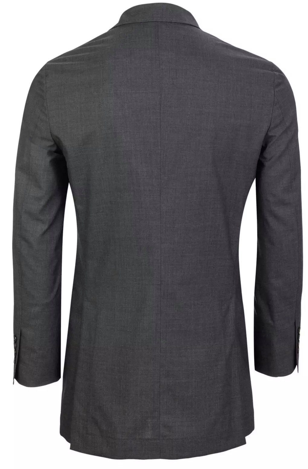 BRUNELLO CUCINELLI Wollmantel Doppelreihiges Kurzmantel Mantel Jacke Rückenschlitze, Breites Spitzrevers, Pattentaschen, Zeitloser Farbton