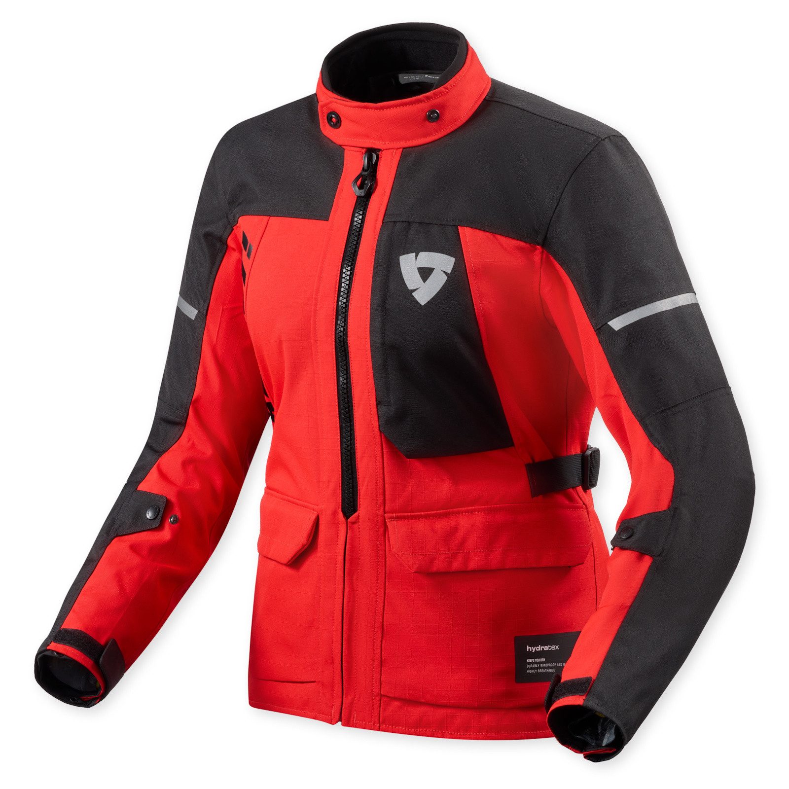 Revit Motorradjacke Revit Convergent H2O Damen Motorradjacke Rot / Schwarz 40 atmungsaktiv