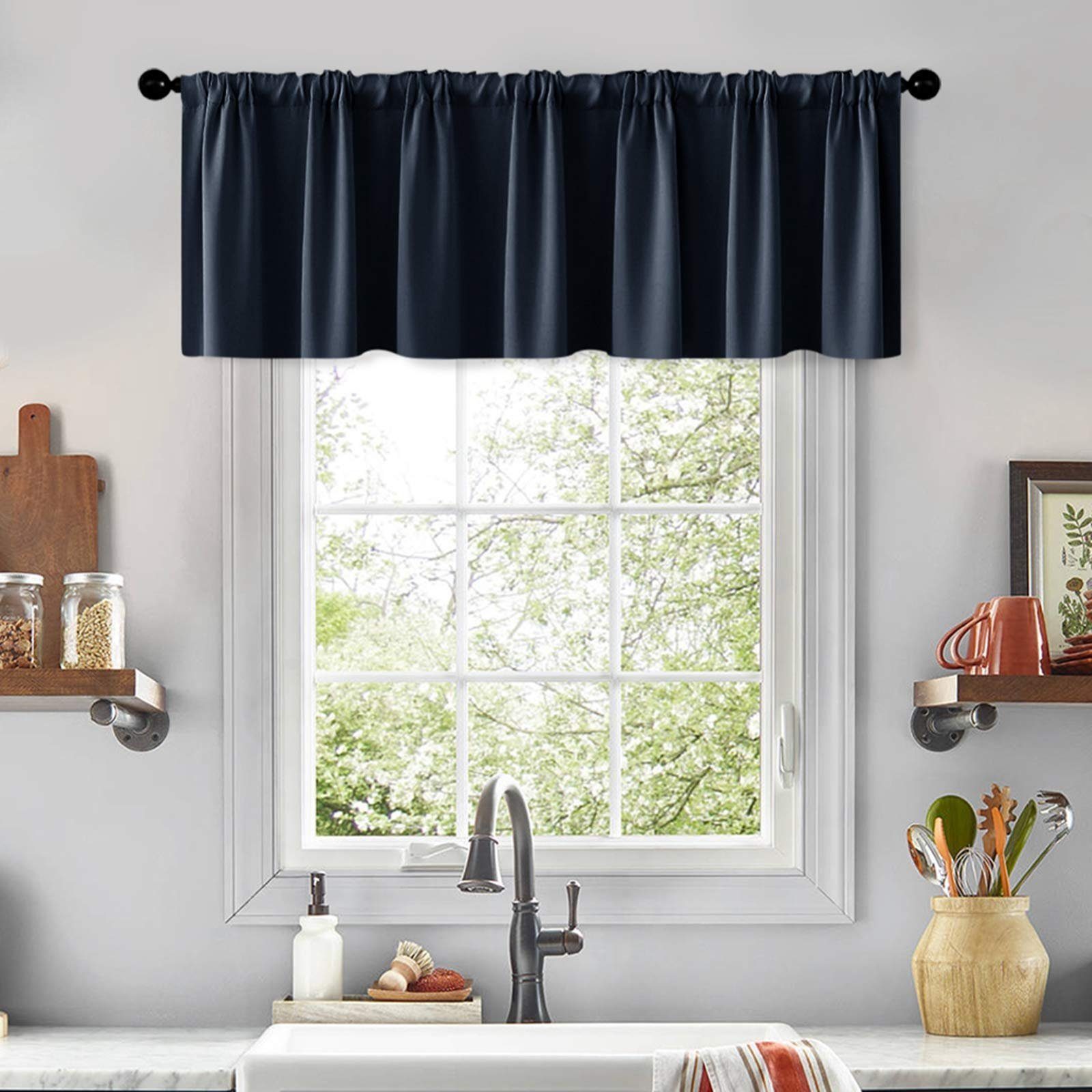 BYSURE Scheibengardine, Stangendurchzug (2 St), verdunkelnd, günstig online kaufen