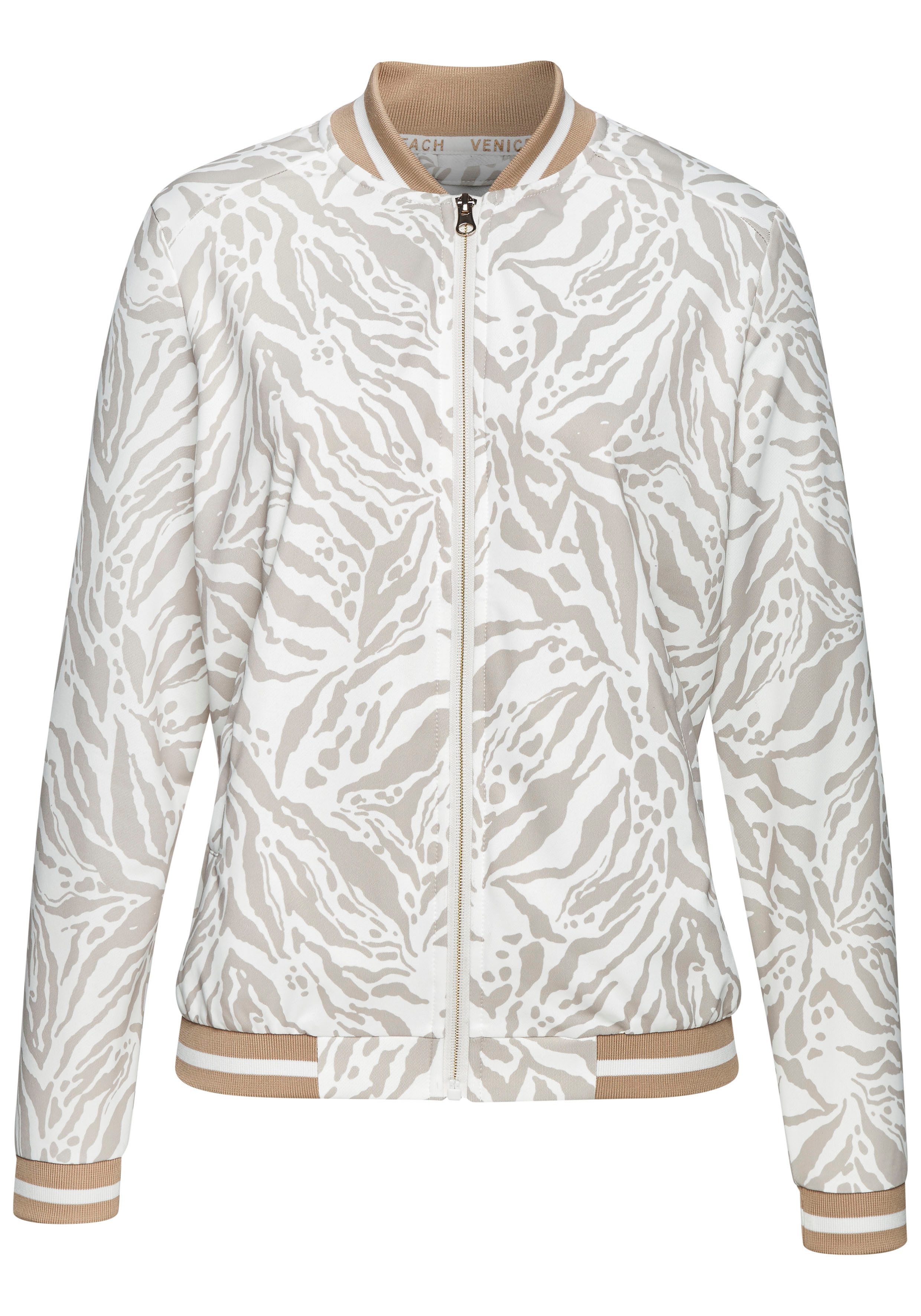 Venice Beach Trainingsjacke im Animaprint, Sportjacke, sportlich chic günstig online kaufen