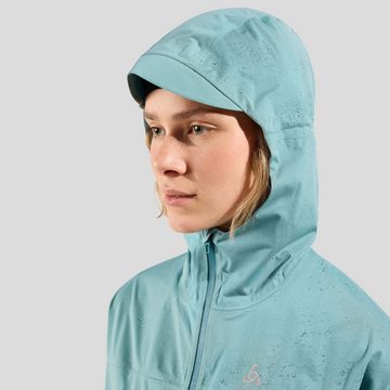 Odlo Laufjacke X-Alp Performance Knit Laufjacke Dein zuverlässiger Wetterschutz aus recycelten Materialien.