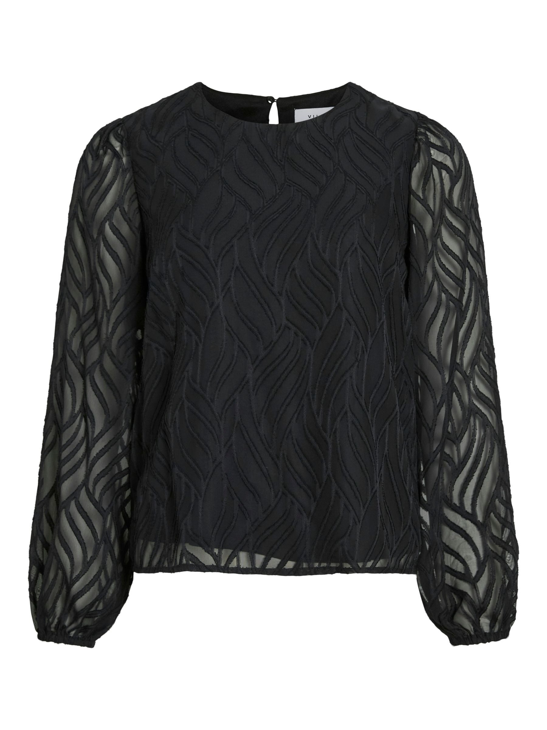 Vila Blusenshirt Chices Oberteil mit Textur günstig online kaufen