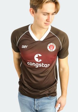 St. Pauli Fußballtrikot Heim Tailliert Shirt mit Druck