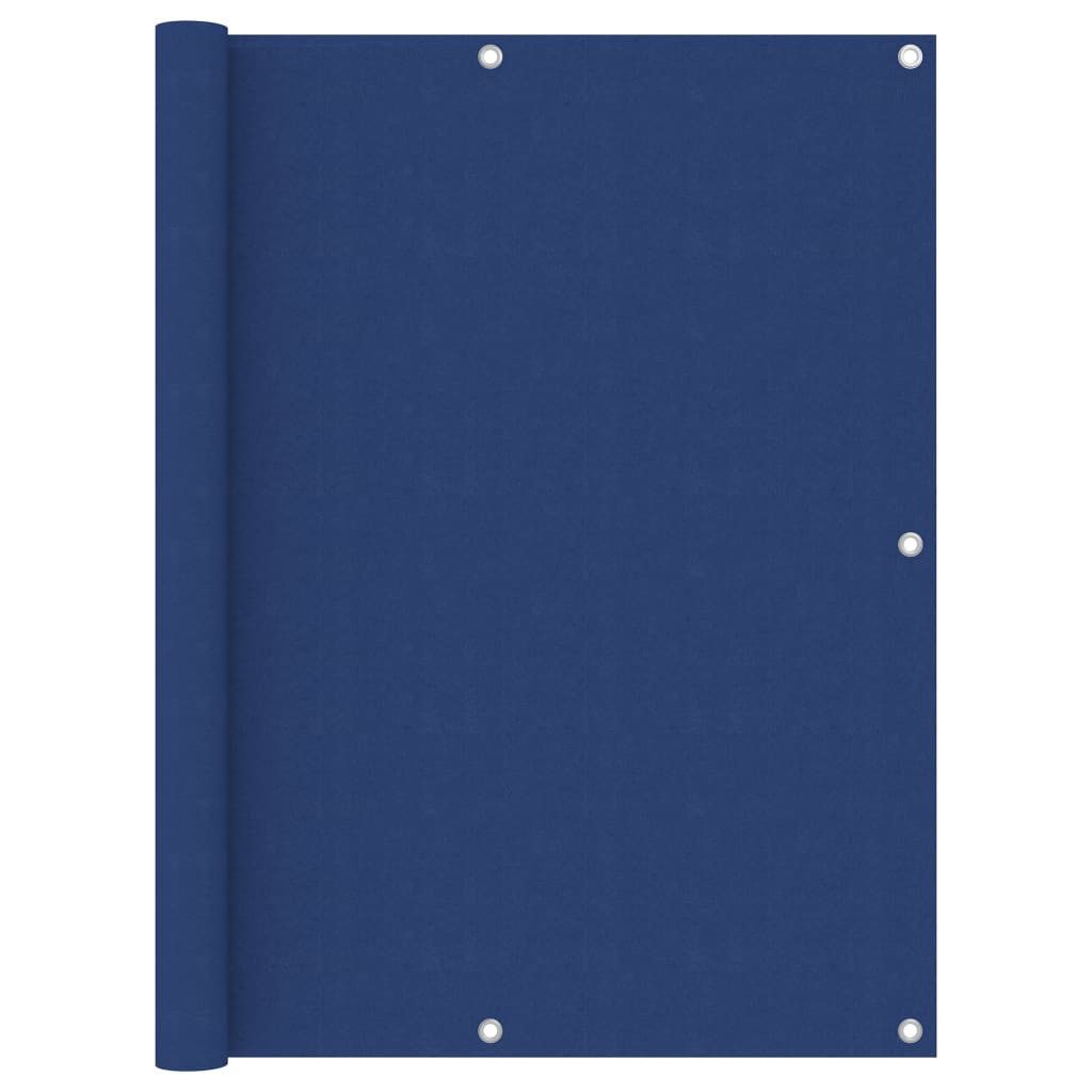 furnicato Balkonsichtschutz Balkon-Sichtschutz wasserdicht 120 x 300 cm Blau aus Oxford-Gewebe (1-St) Winddichte Sichtschutzmatte mit UV-Schutz und Aluminium-Ösen