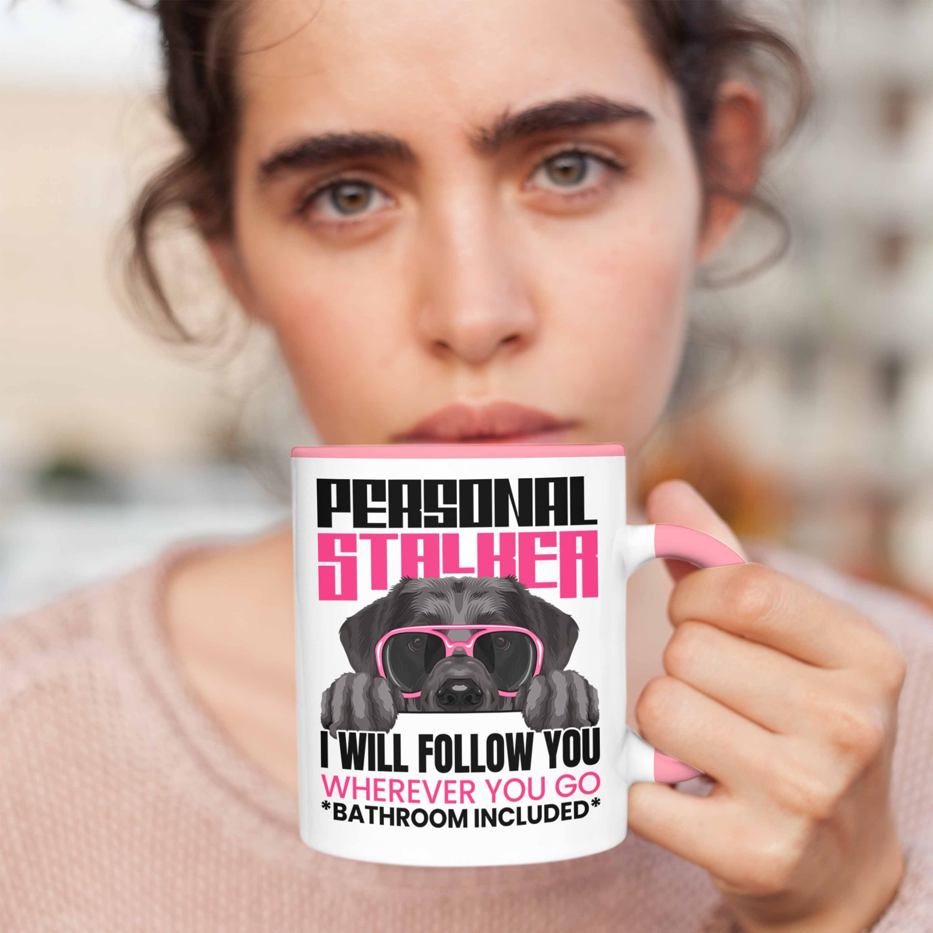 Besitzerin Geschenk Lustiger Person Tasse Trendation Labrador Tasse Geschenkidee Rosa Spruch