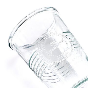 Zeller Present Glas Trinkglas "Old fashioned, Glas, 300 ml, Glas, transparent, Ø6/7,8 x 12,3 cm
