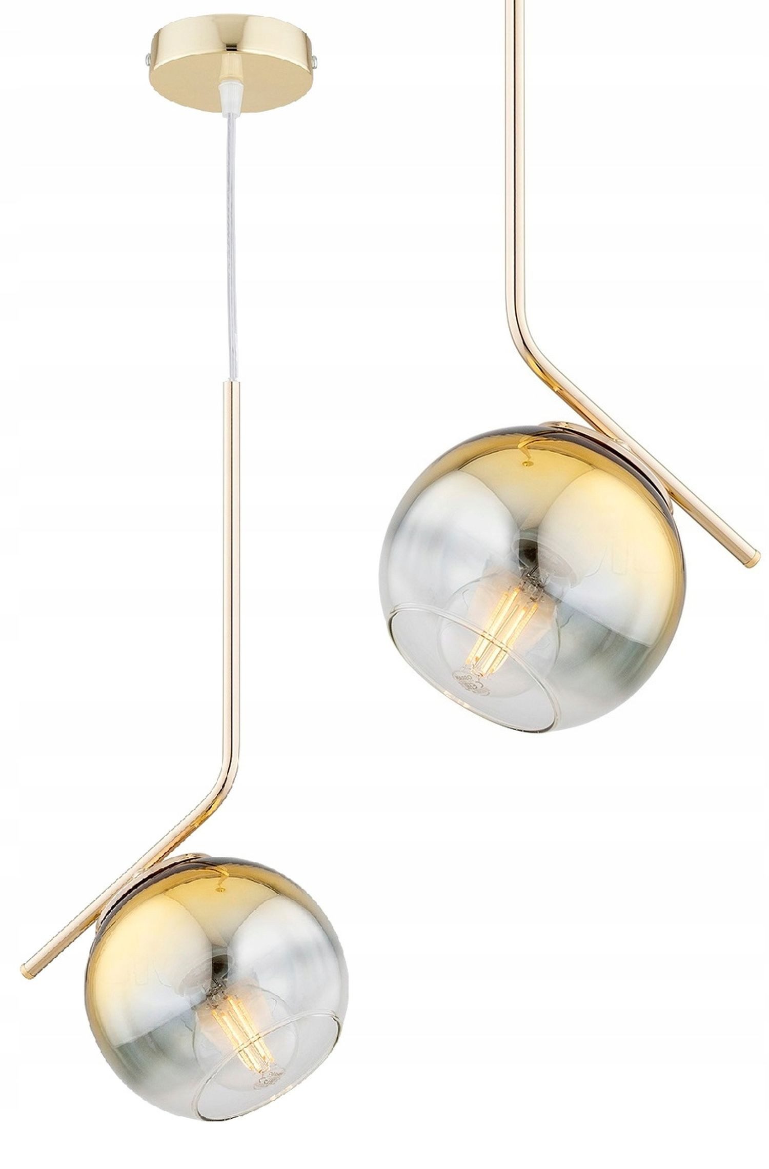 Licht-Erlebnisse Pendelleuchte RONAN, ohne Leuchtmittel, E27 H: max. 110 cm Kugel Schirm Modern Hängeleuchte