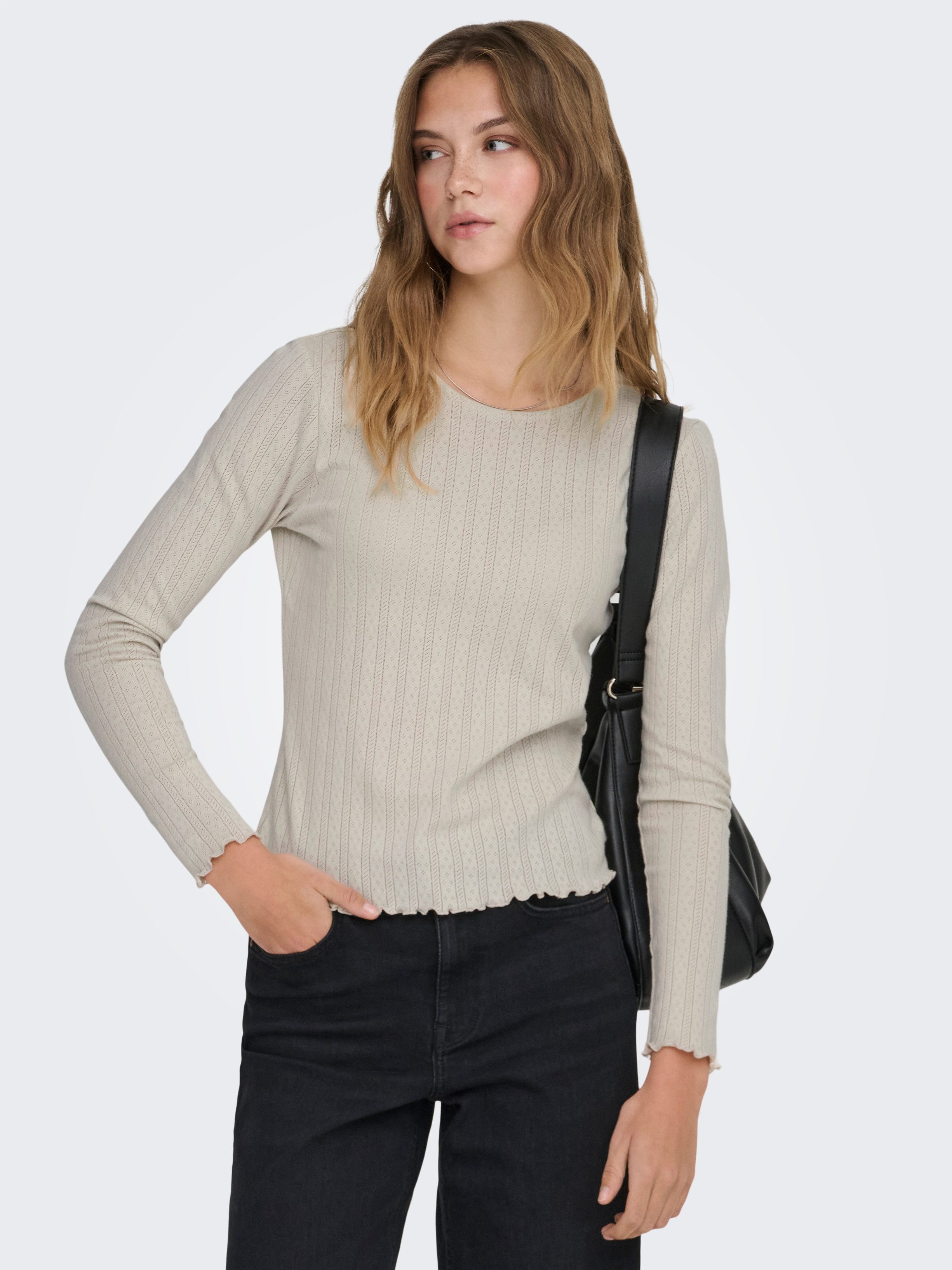 ONLY Langarmshirt ONLCARLOTTA L/S TOP NOOS JRS