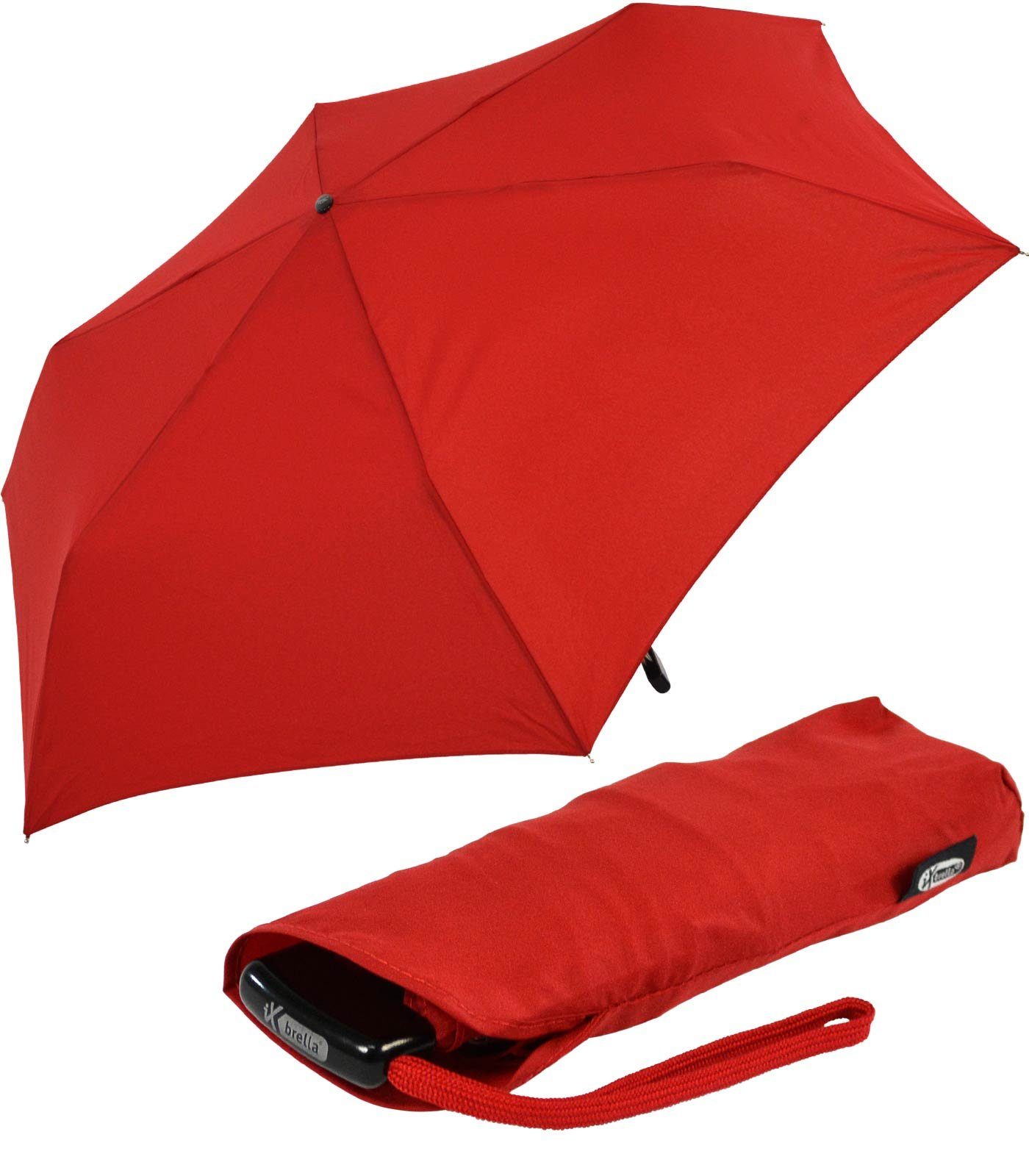 Taschenregenschirm Steel Flat - nur 2,5 cm dick und sehr klein