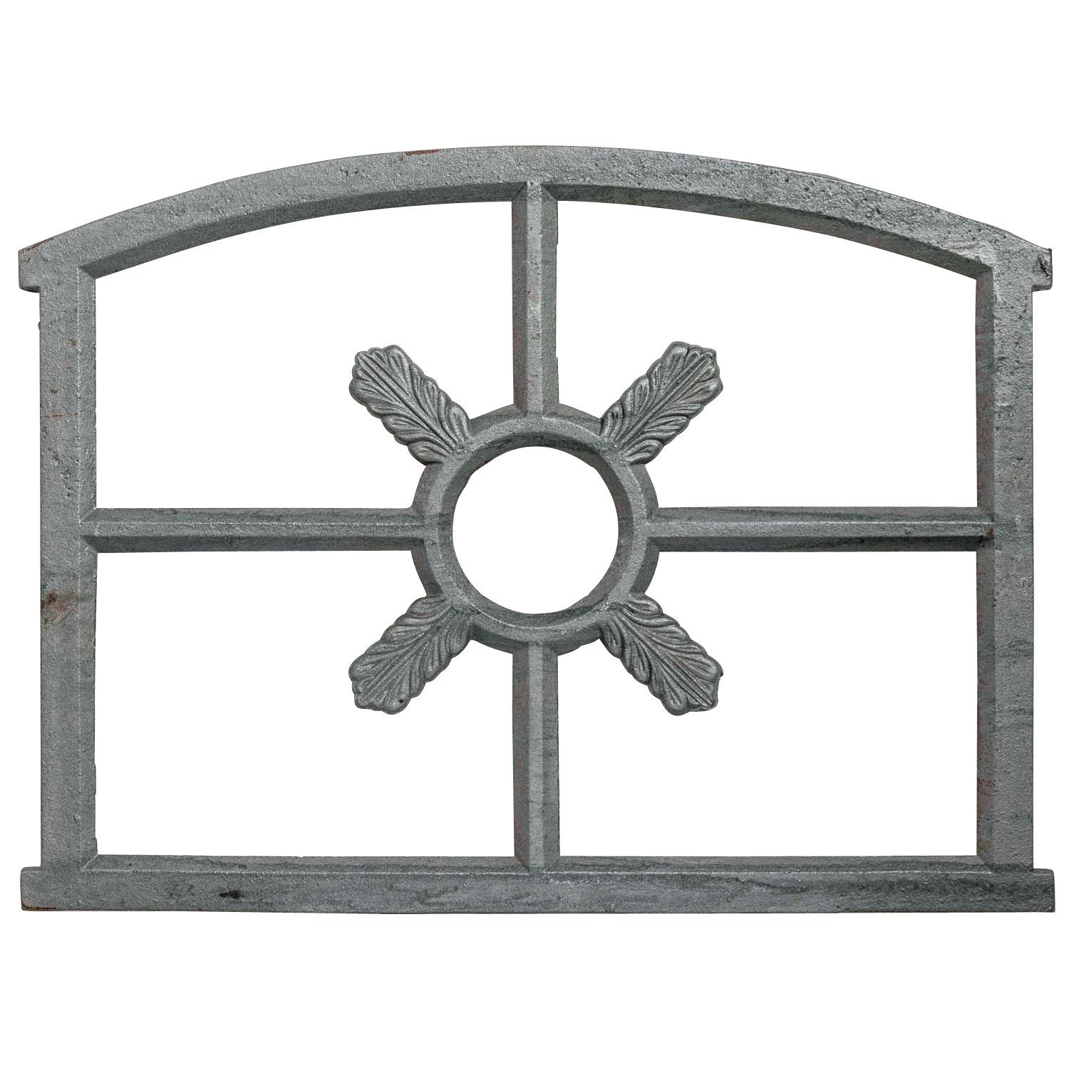 Dekoobjekt Fenster grau Stallfenster Eisenfenster Scheunenfenster Eisen 70cm Anti