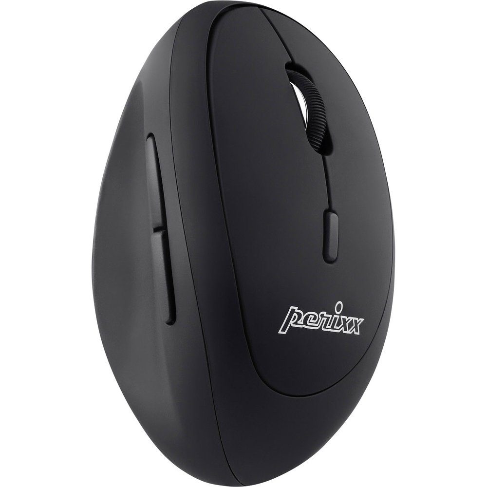 Perixx Perixx Perimice-719 Ergonomische Maus Funk Optisch Schwarz 6 Tasten Mäuse