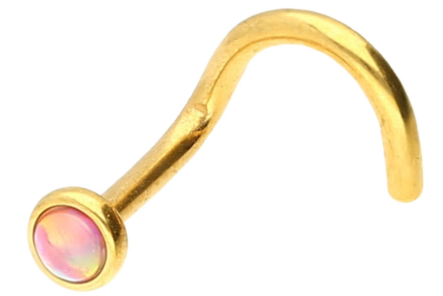 Farbe: Goldfarben + Opal: Pink