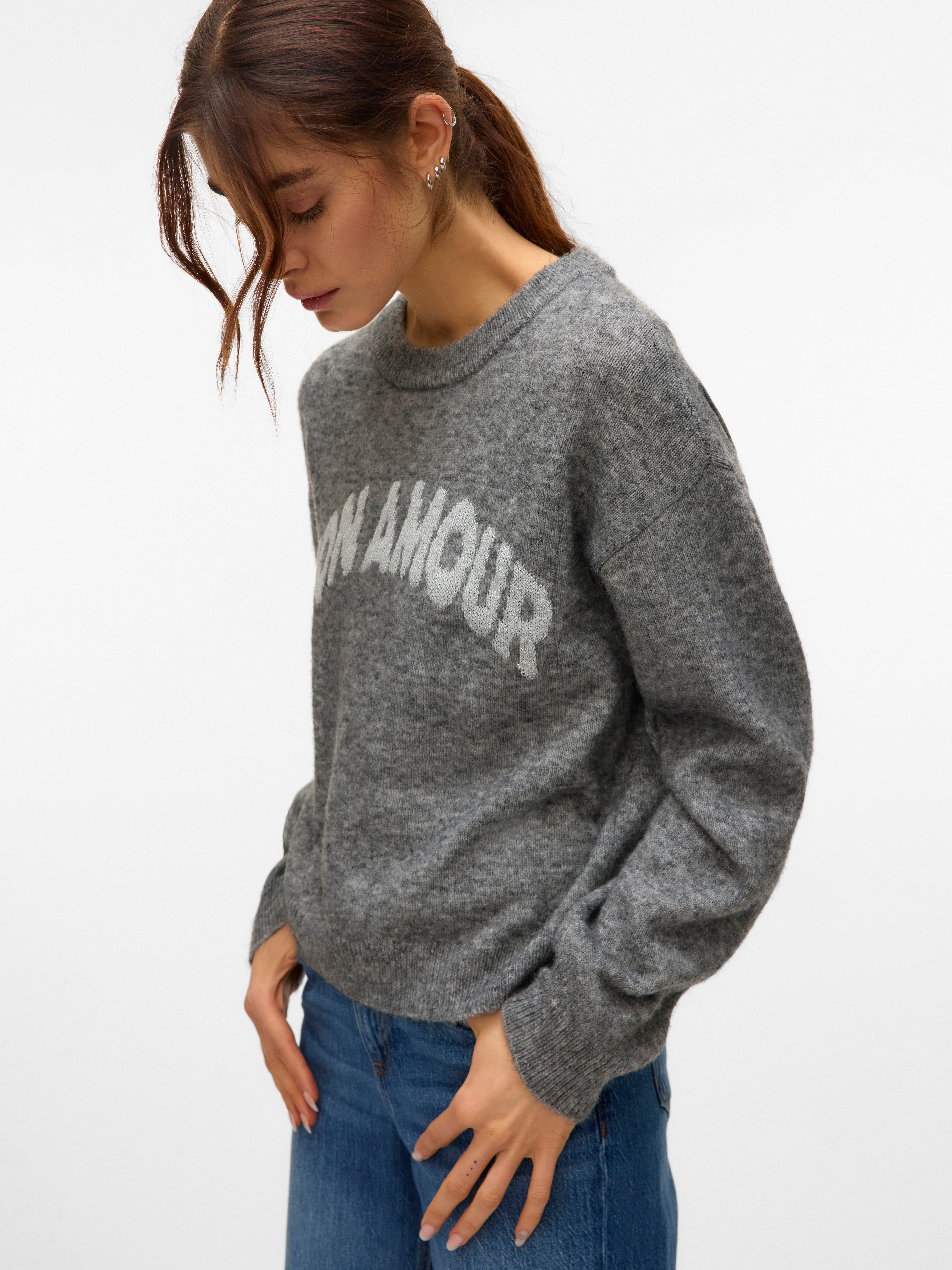 Vero Moda Strickpullover VMAMOREMIO LS O-NECK günstig online kaufen
