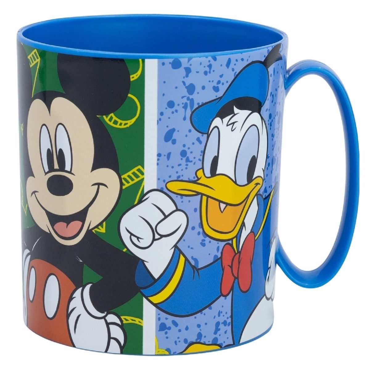 Storline Tasse Disney Mickey Mouse Becher Mikrowellengeeigneter 390 ml, Kunststoff