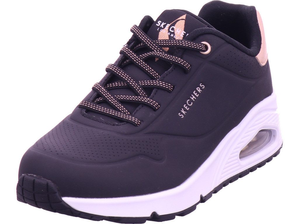 Skechers Durabuck Metallic Trimmed Gore Schnürschuh