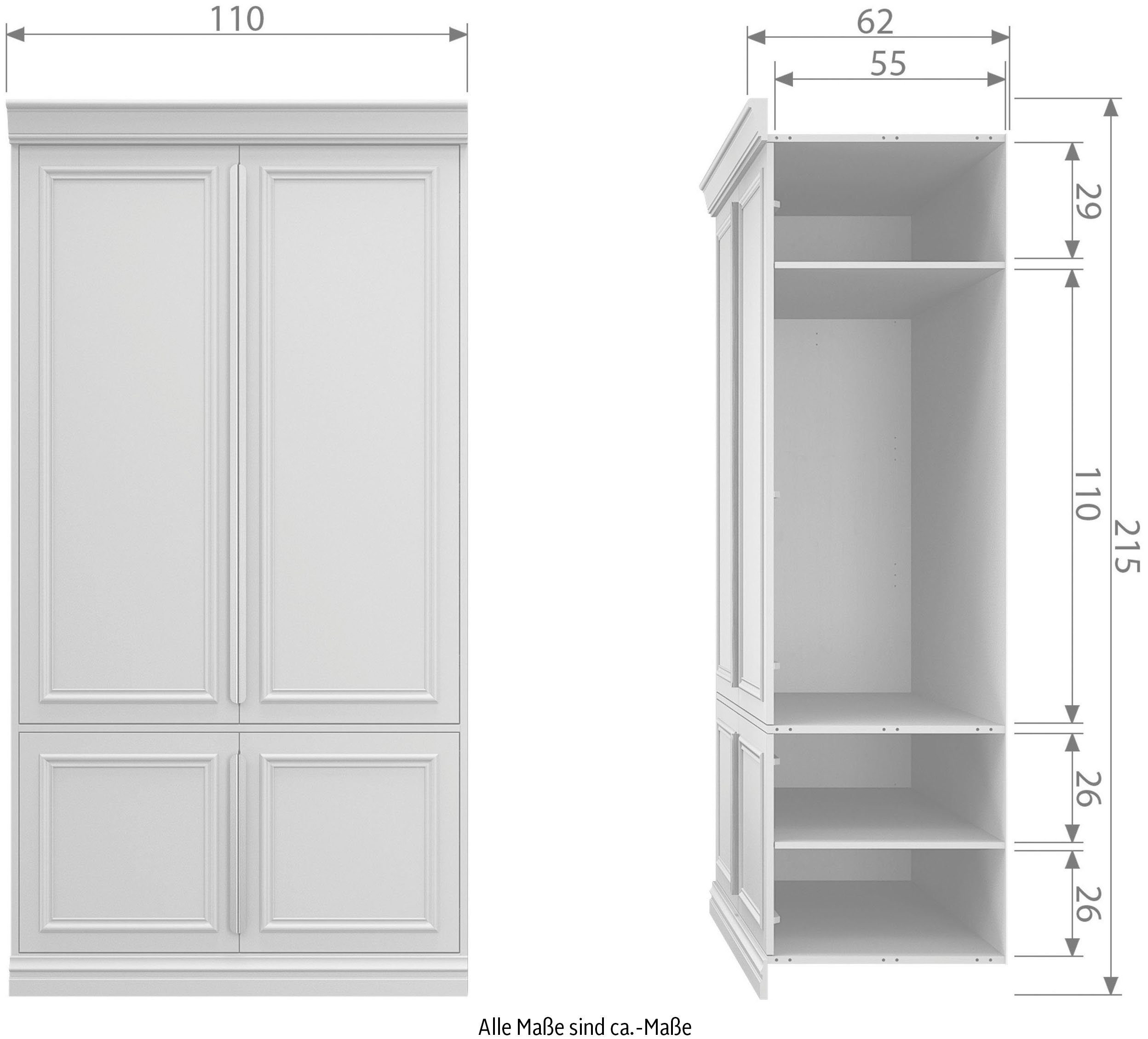 Garderobenschrank Organize BePureHome