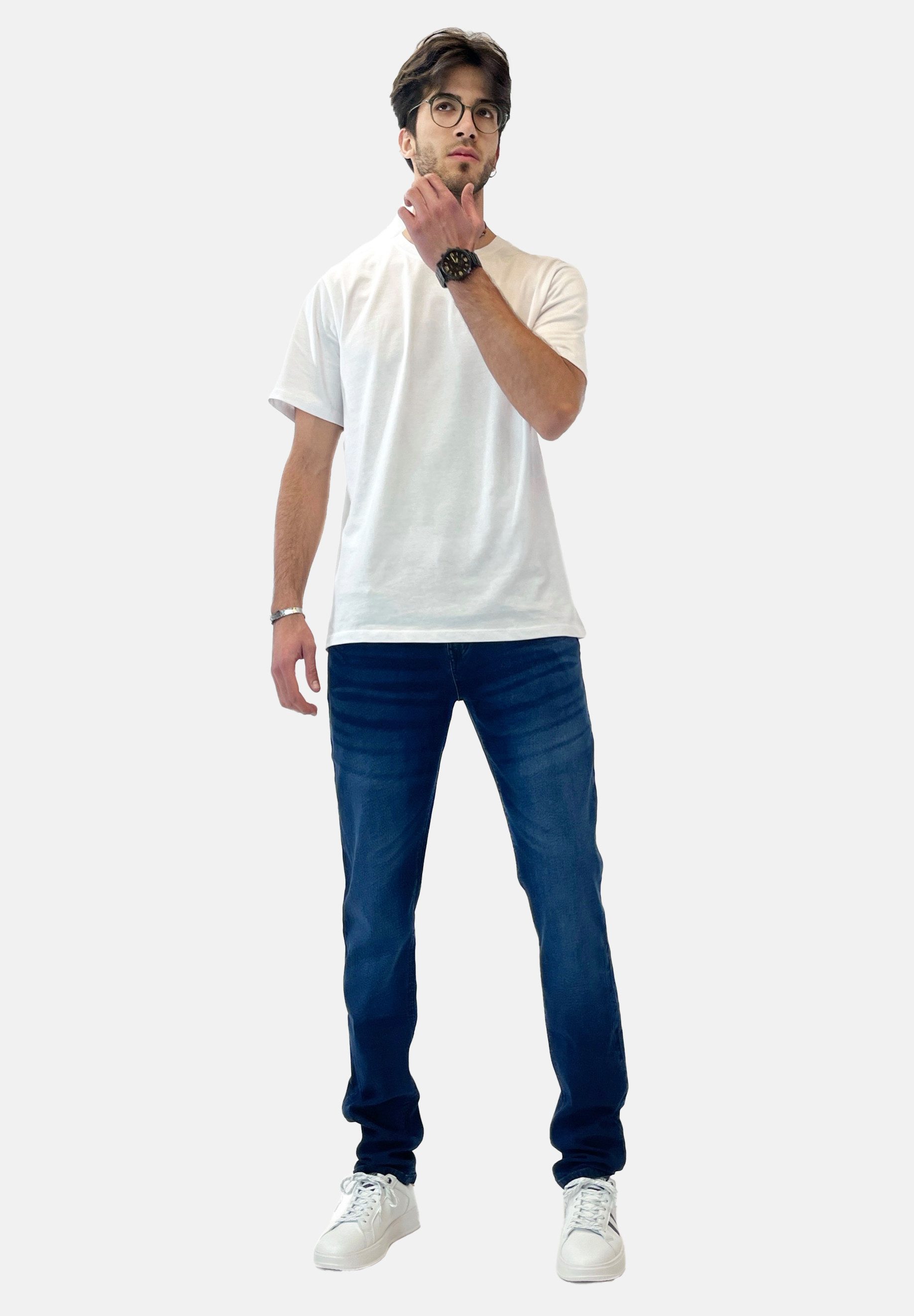 Elara Slim-fit-Jeans Elara Herren Jeans Slim günstig online kaufen