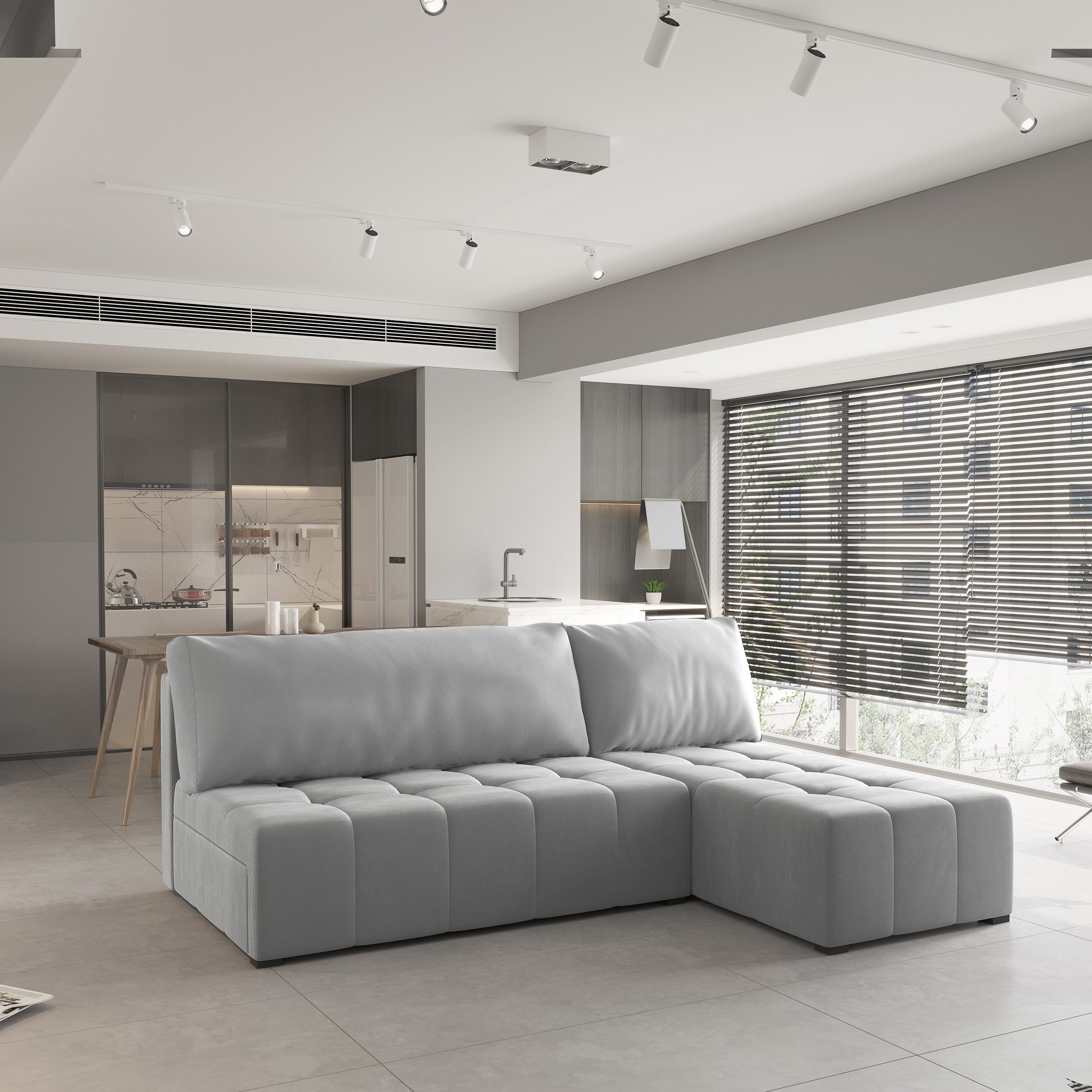 Masseno Ecksofa DOMIRA mit Schlaffunktion L-Form, günstig online kaufen