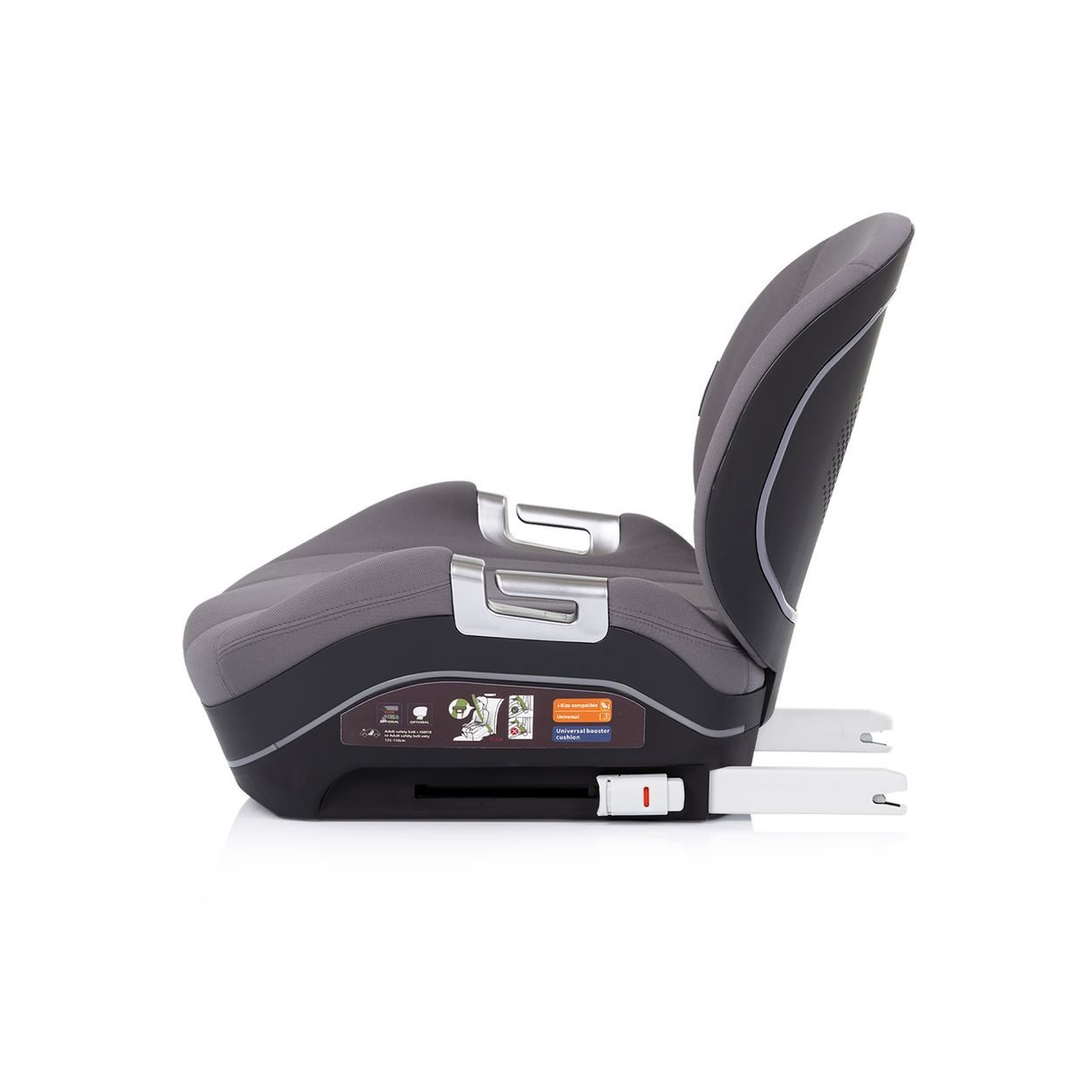 Chipolino Kindersitzerhöhung Genesis Isofix 125-150 cm, ab: 6, bis: 12, i-Size, Rückenlehne, Sitzerhöhung der Gruppe 3 (22 - 36 kg), schneller – Bild 4 von 5