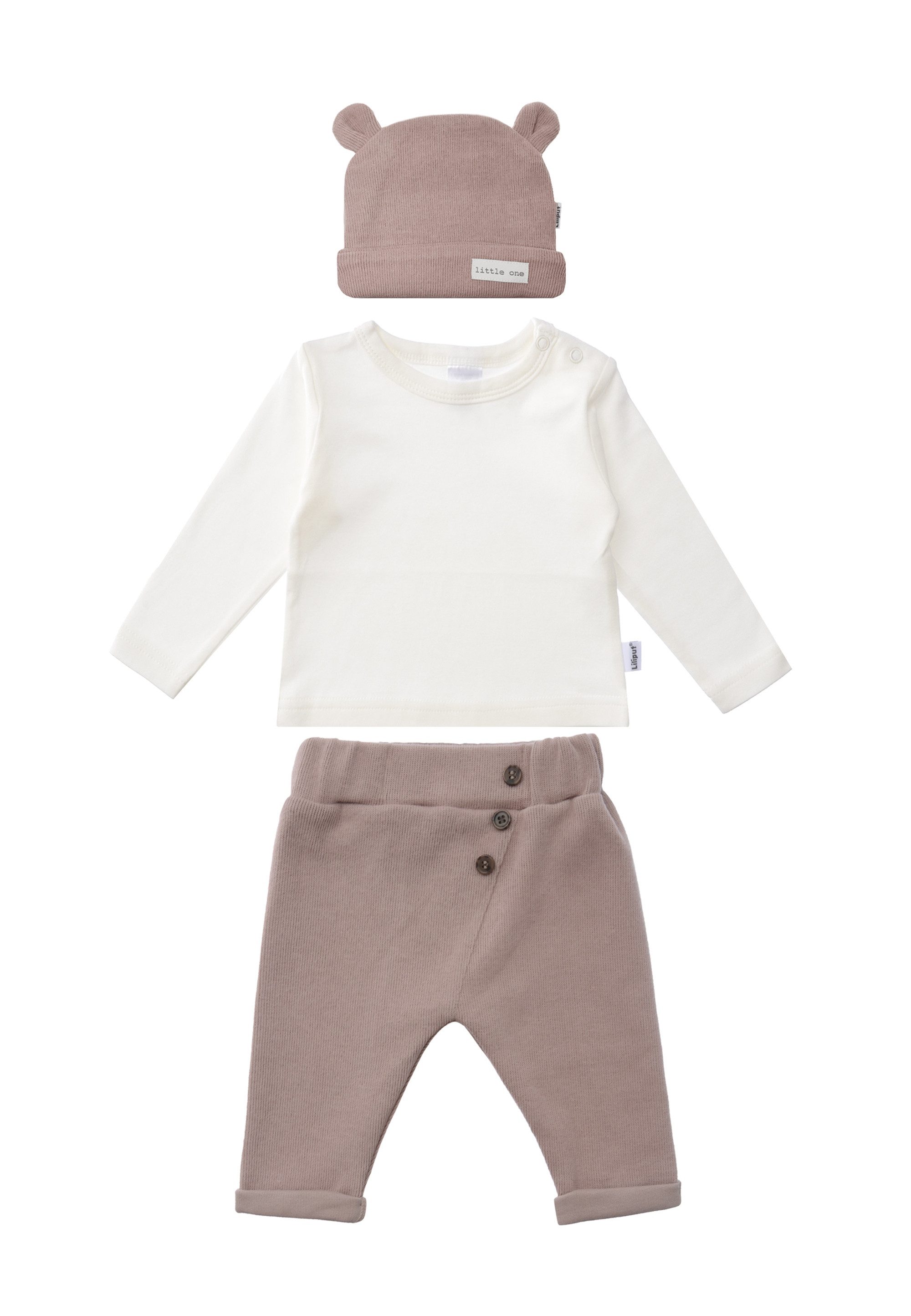 Liliput Sweatanzug (3-tlg), bestehend aus Hose, Mütze und Langarmshirt