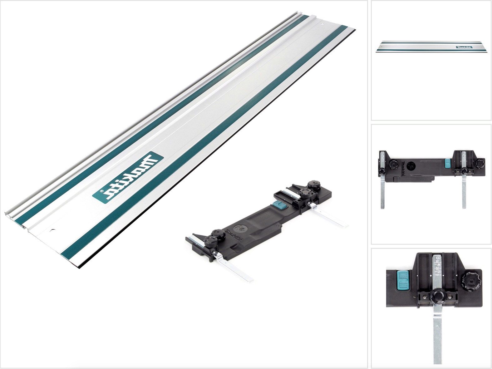 Makita Maschinen-Führungsschienen Führungschienen Set für DHS 630, Zubehör für Sägen