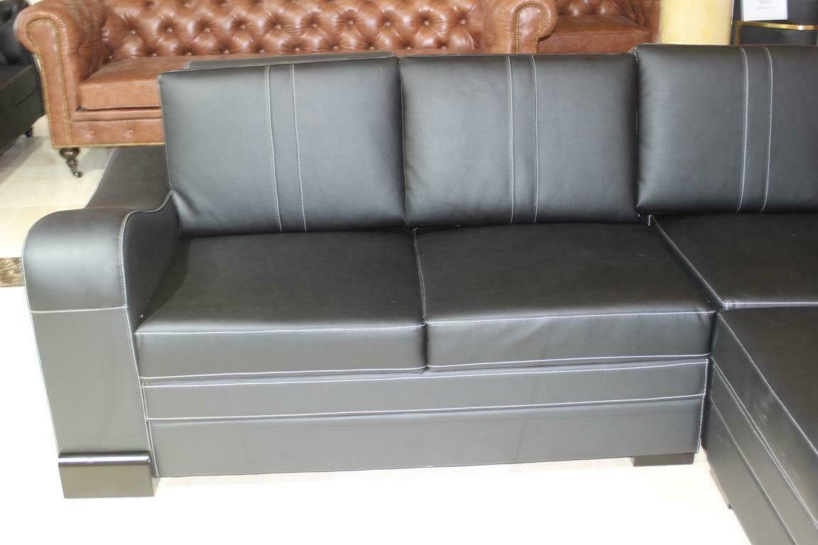 in Leder Sofort, Couchen Polster Couch JVmoebel Designer L Europe Ecksofa Form Made Neu