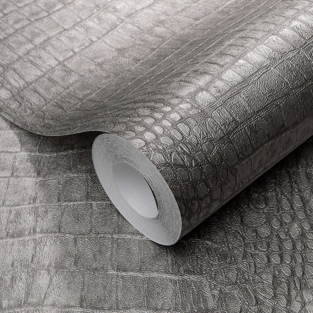 Erismann Vliestapete Krokodil Leder Optik Exotisch Taupe Metallic 10560-37 Forest Dreams – Bild 3 von 5