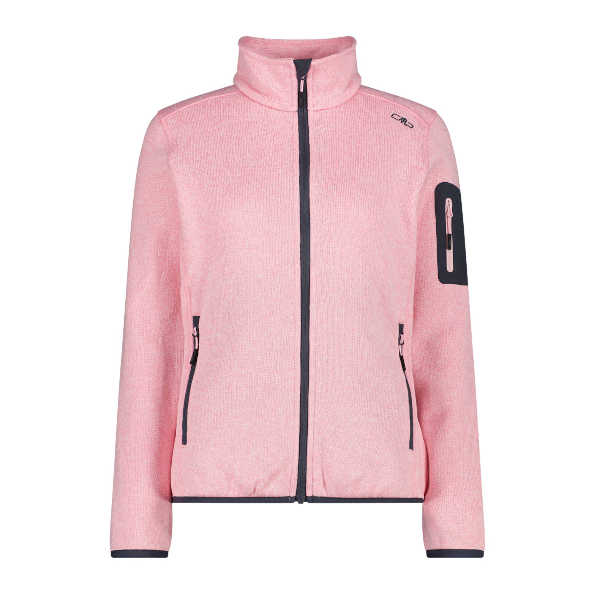 Fleecejacke CMP Damen Jacke Knitted Melange Fleece Jacket 3H14746