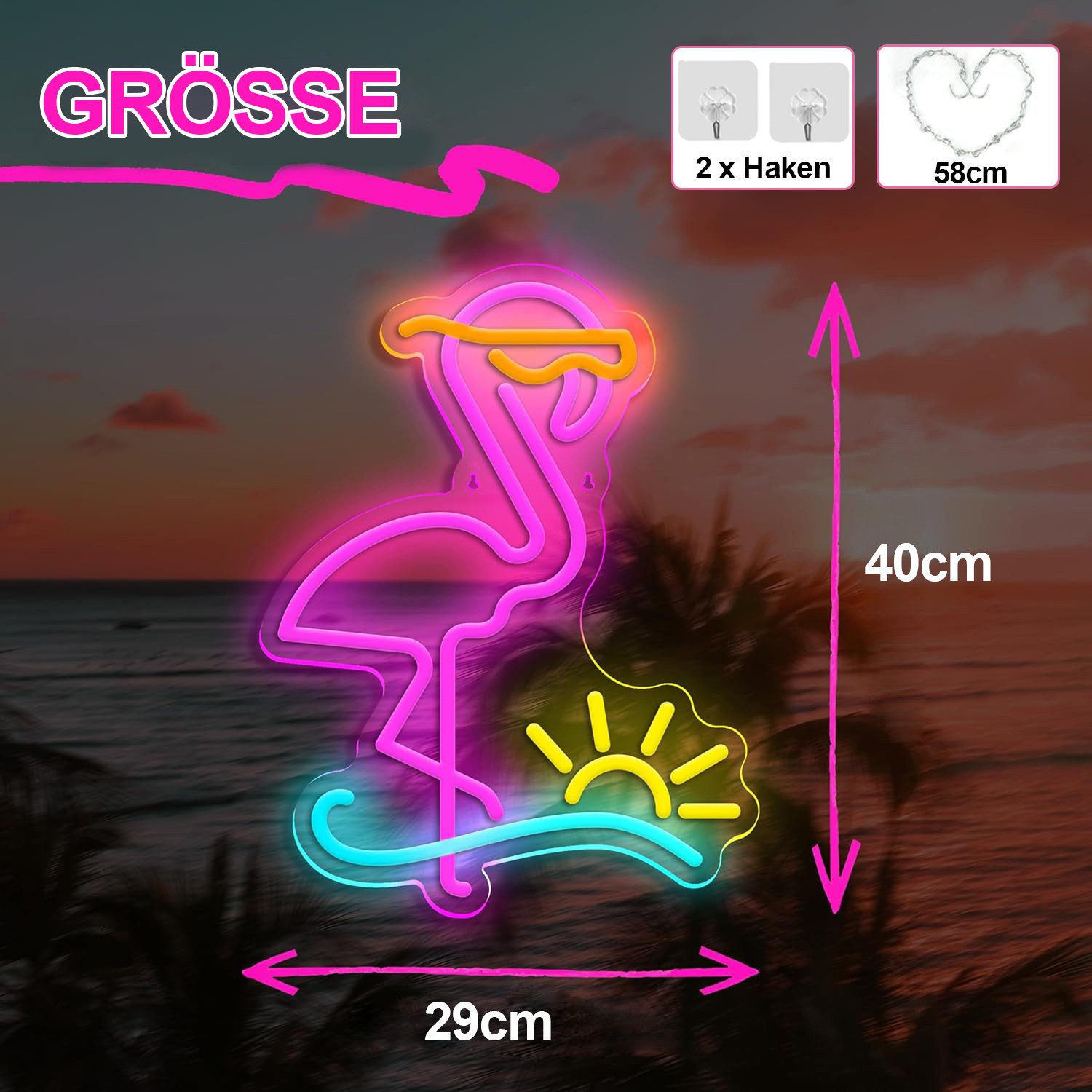 Jibenhome LED Dekolicht Spiel Leuchtreklame Gaming günstig online kaufen