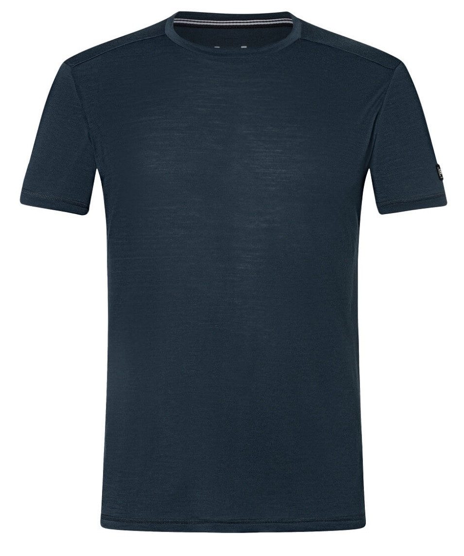 SUPER.NATURAL T-Shirt Essential (Merino-Mix) dunkelblau Herren günstig online kaufen