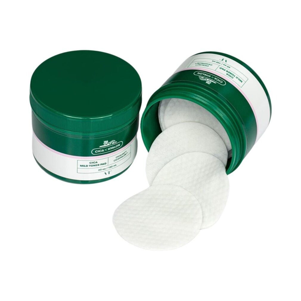 VT Cosmetics Körperpflegemittel Cica Mildes Gesichtswasser Pad 60 Stück