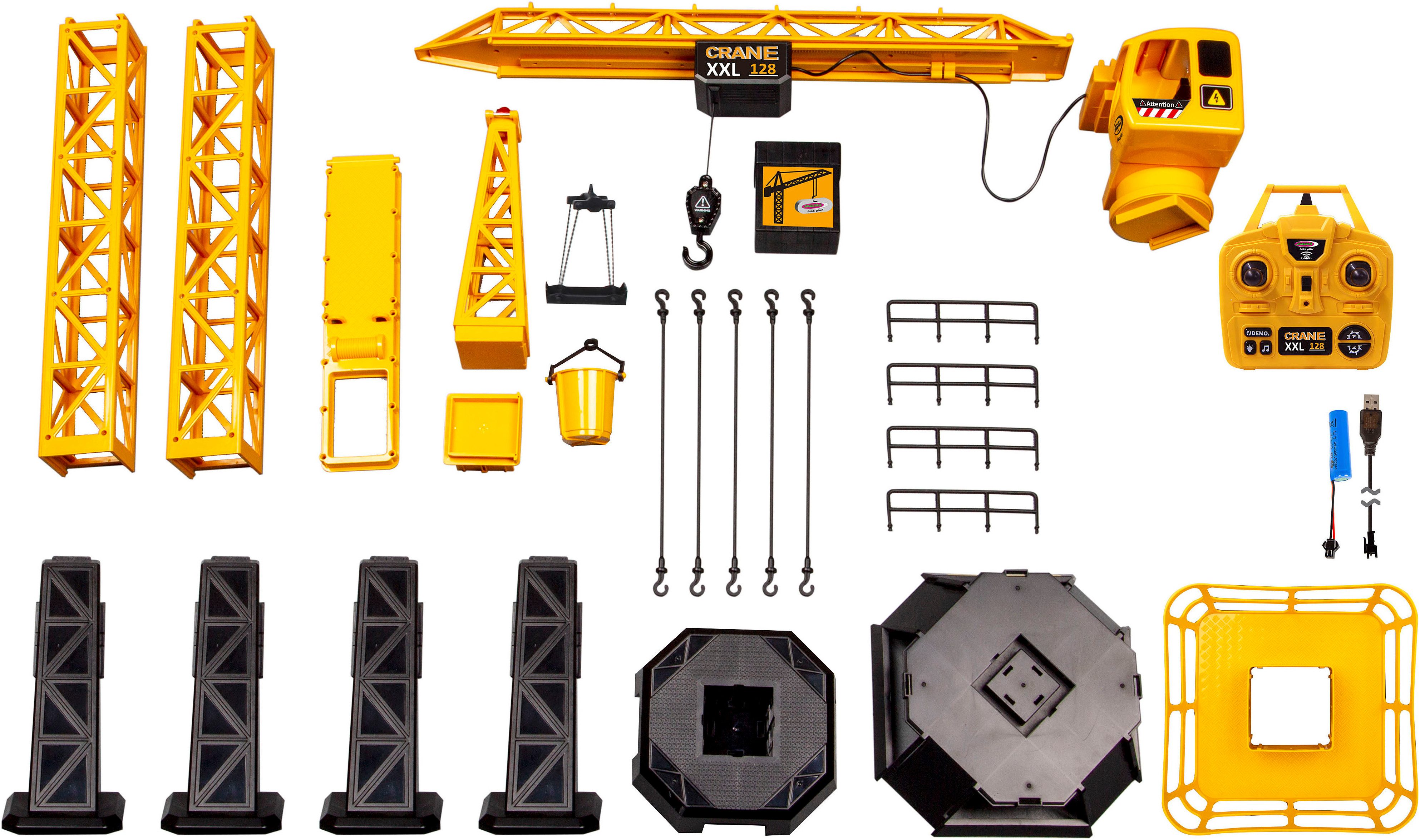 Jamara RC-Kran Turmdrehkran Crane XXL 128 2,4GHz, mit LED Licht – Bild 4 von 5