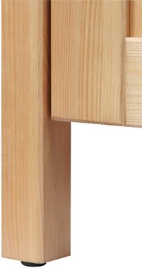 welltime Hochschrank Sylt Badmöbel im Landhaus-Stil, Breite 40 cm, aus Massivholz