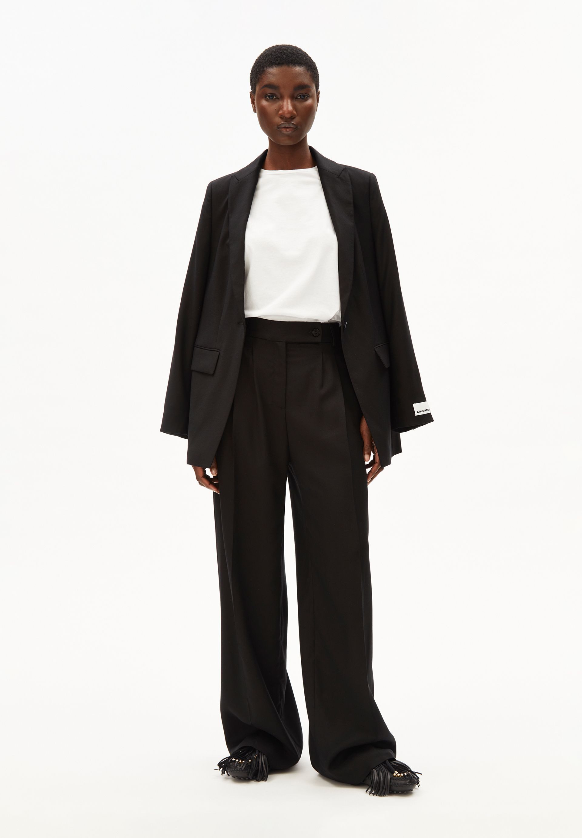 Armedangels Stoffhose KAAYUA Webhose aus TENCEL™ Lyocell Mix (High Waist, R günstig online kaufen