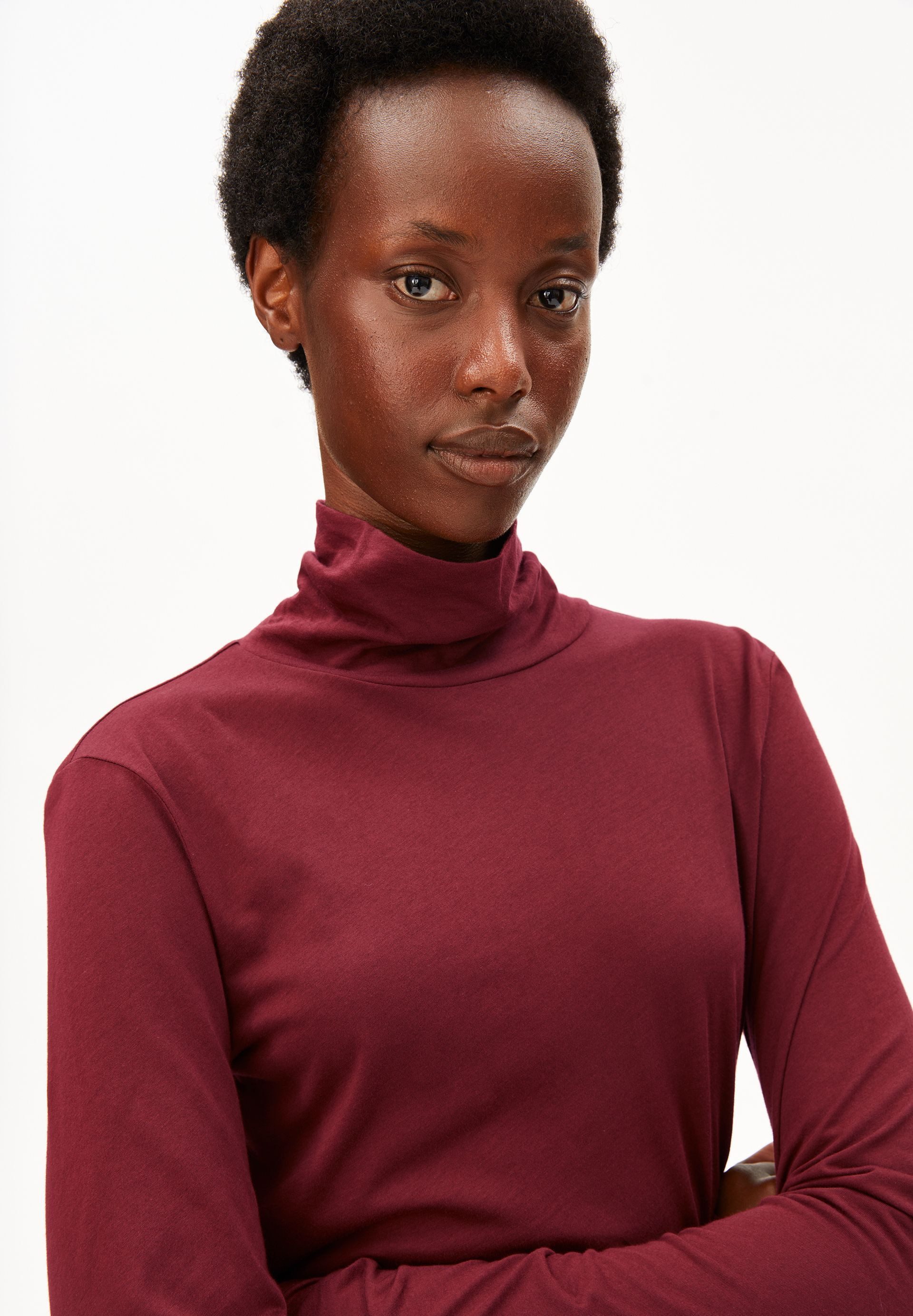 Armedangels Longsleeve GRAZILIANAA SOFT Longsleeve aus Bio-Baumwolle Slim Fit