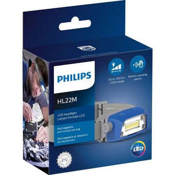 Philips Arbeitsleuchte LED-Kopflampe, Inkl. Stirngurt, Signallicht, Verschiedene Leuchtmoden