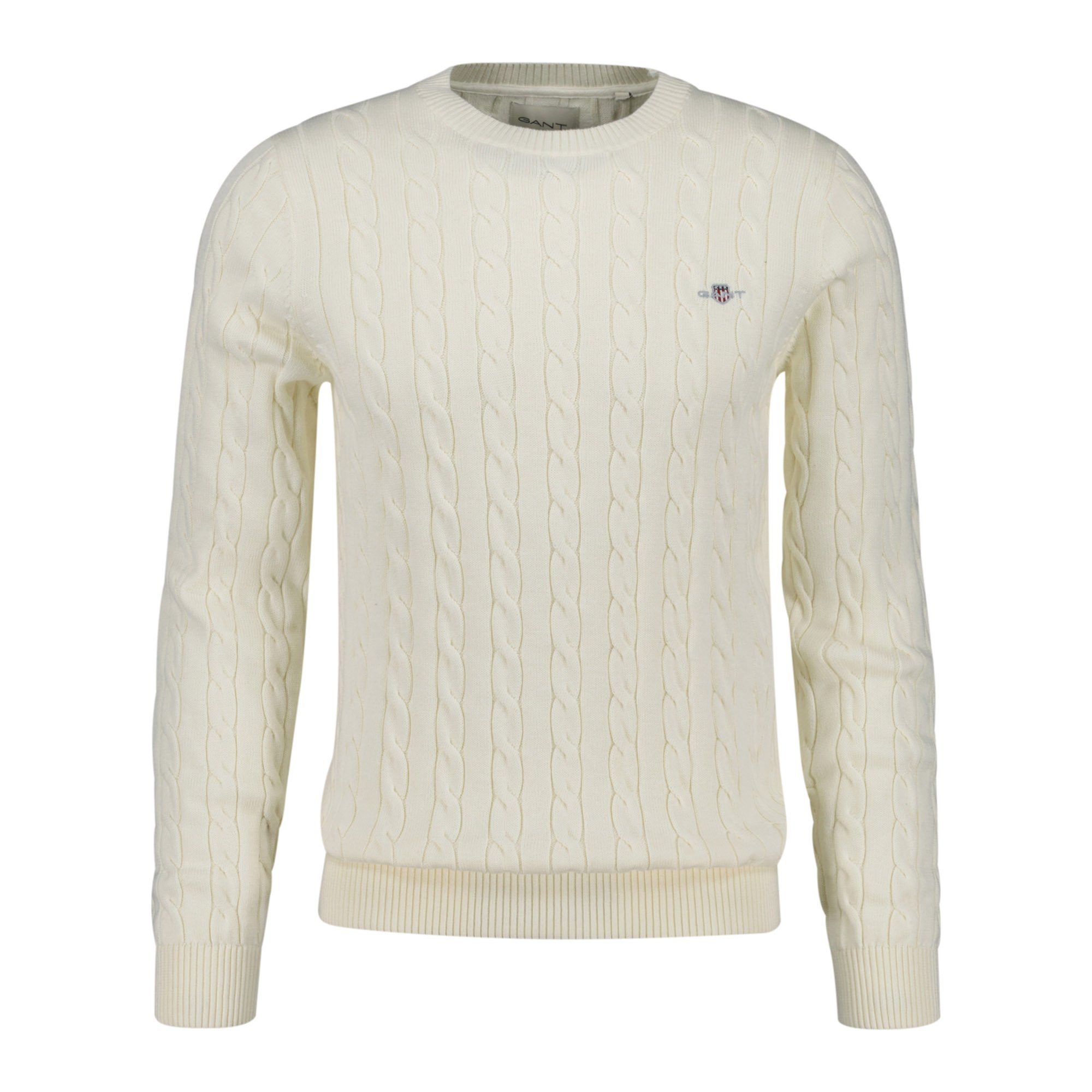 Gant Sweatshirt Herren Strickpullover Baumwolle günstig online kaufen